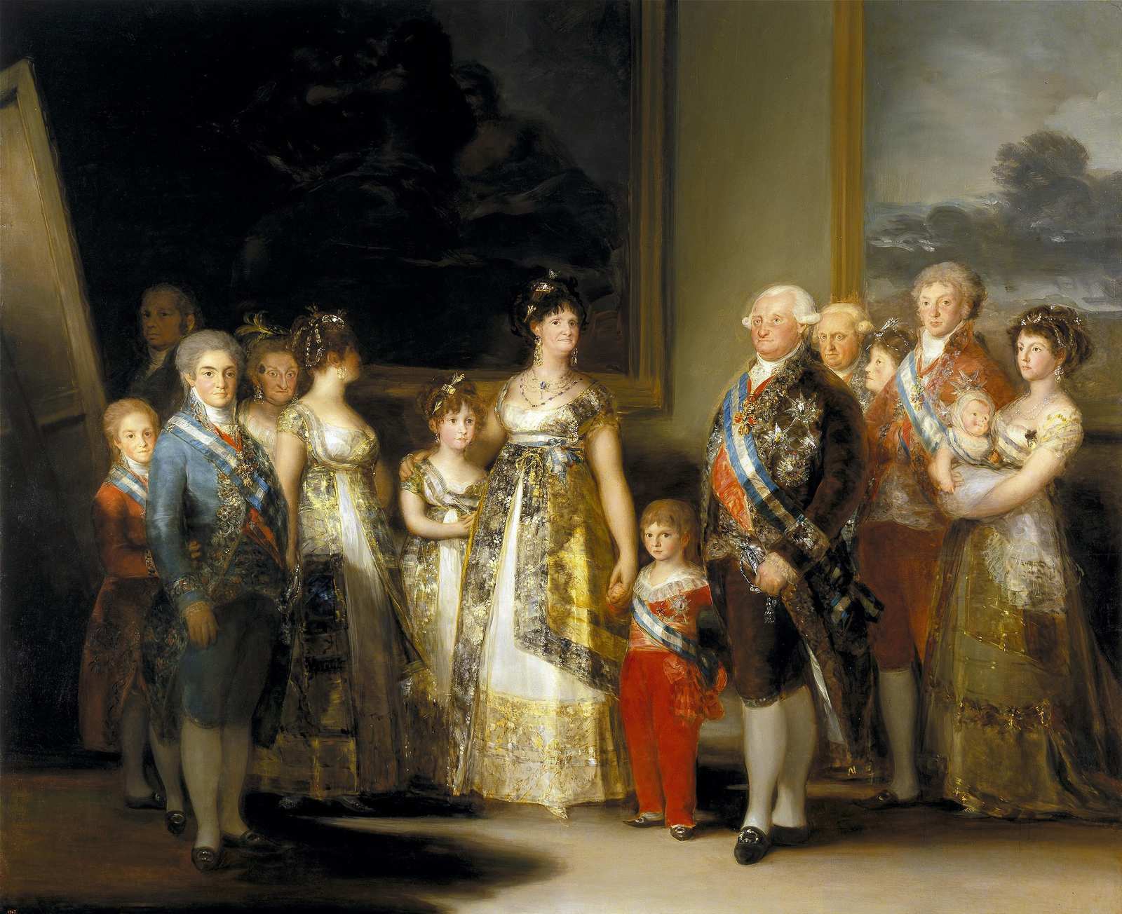 Royal Family Portrait Goya Wall Art