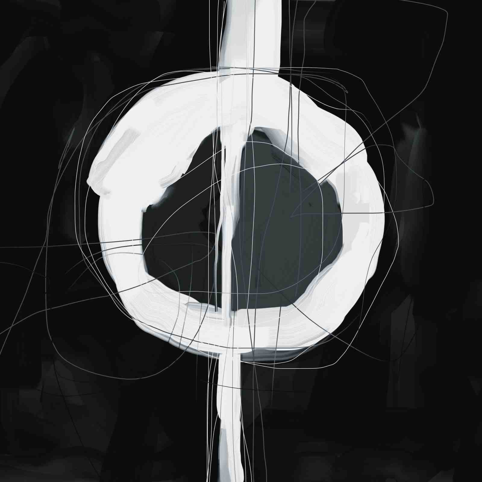 Abstract Monochrome Fusion Wall Art