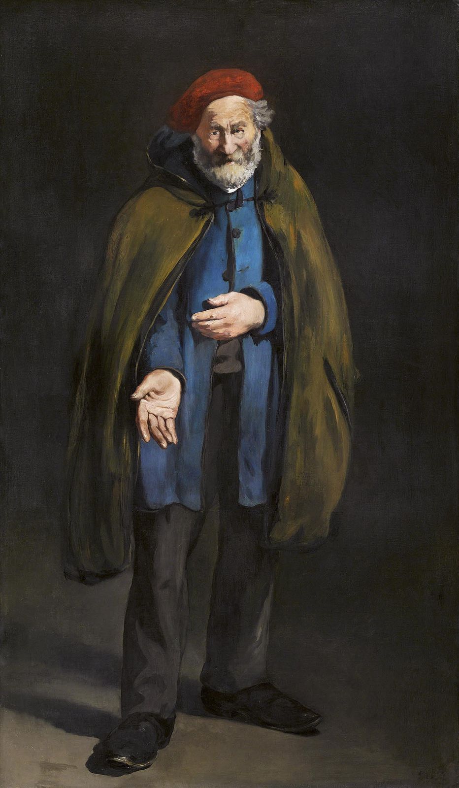 Portrait of an Old Man Red Beret Wall Art