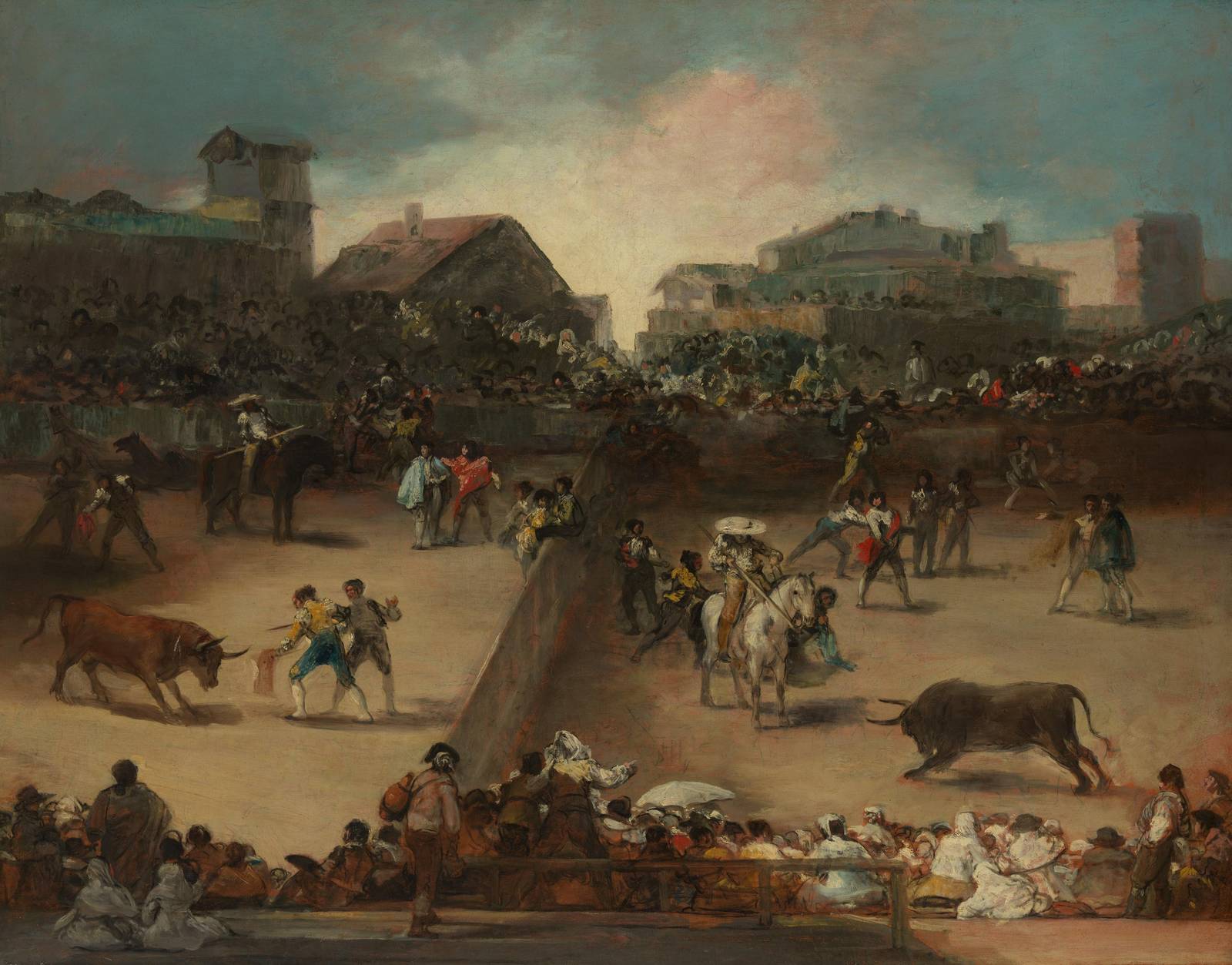 Bullfight Scene Wall Art - Spanish Art