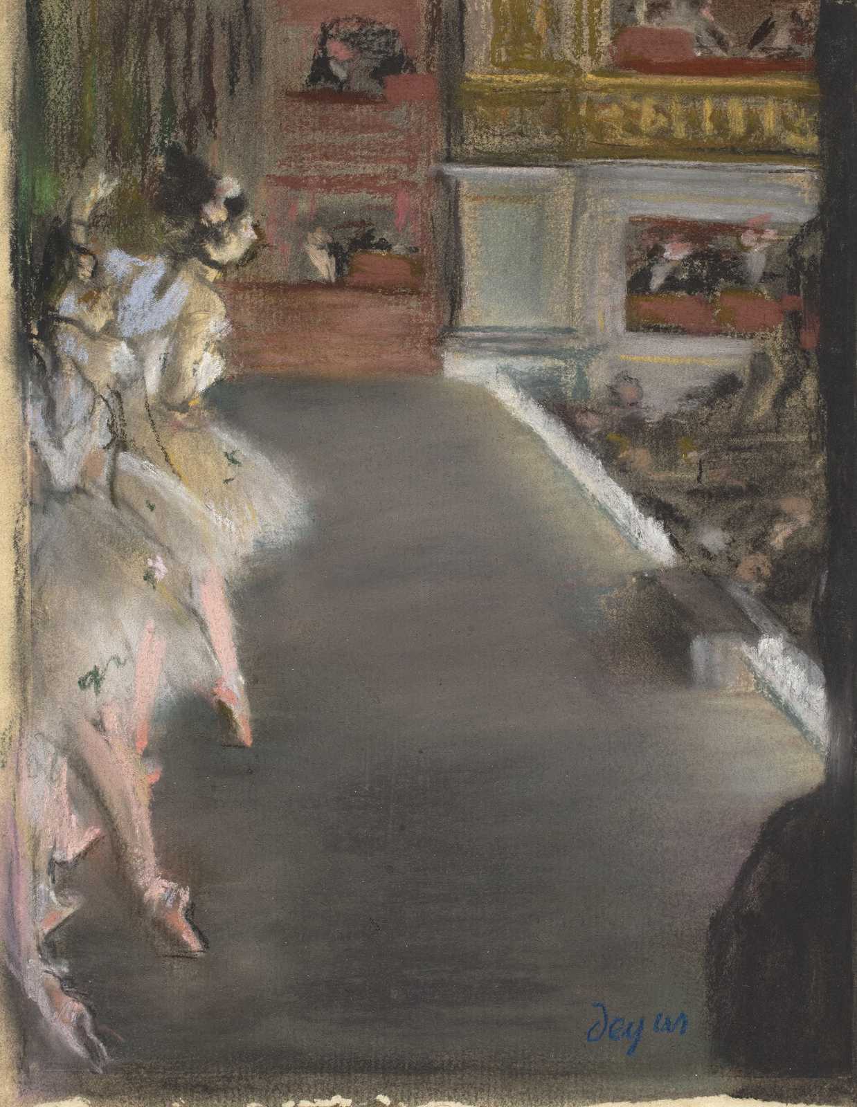 Ballerinas Rehearsing Vintage Art Wall Art
