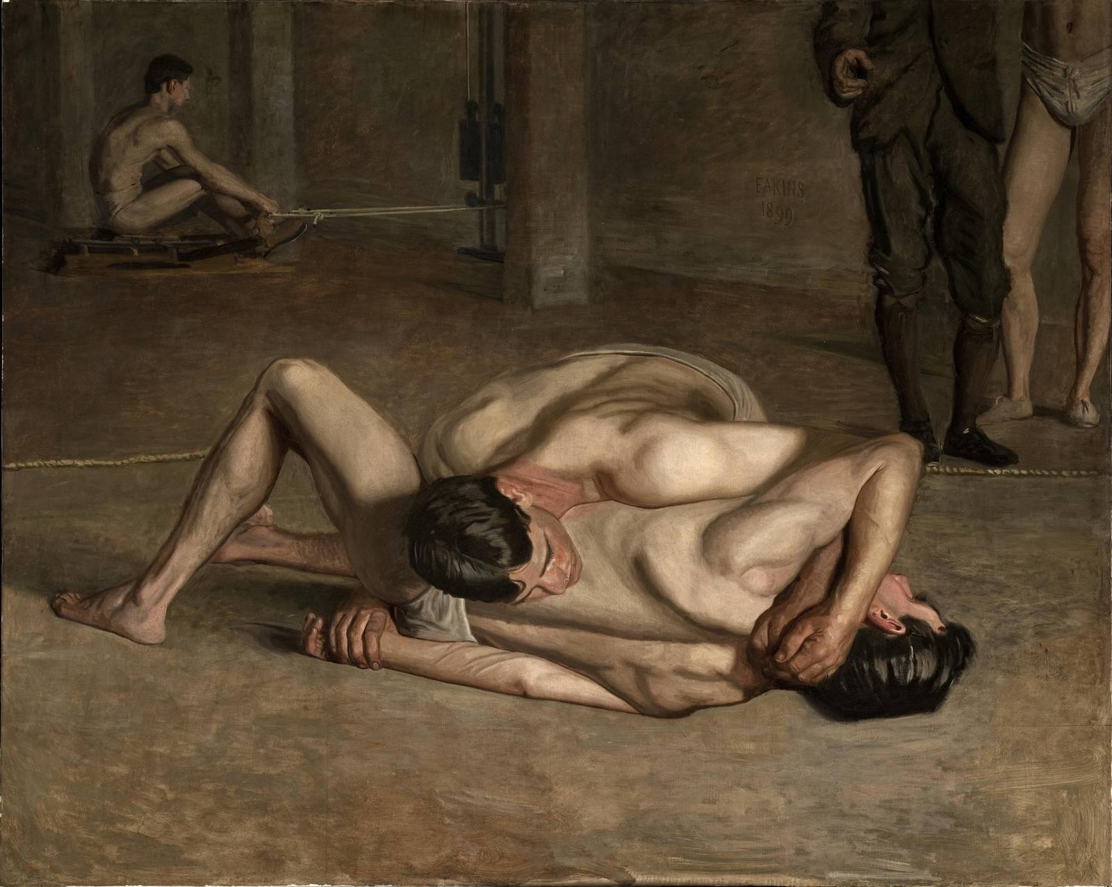 The Wrestling Match Fine Art Wall Art