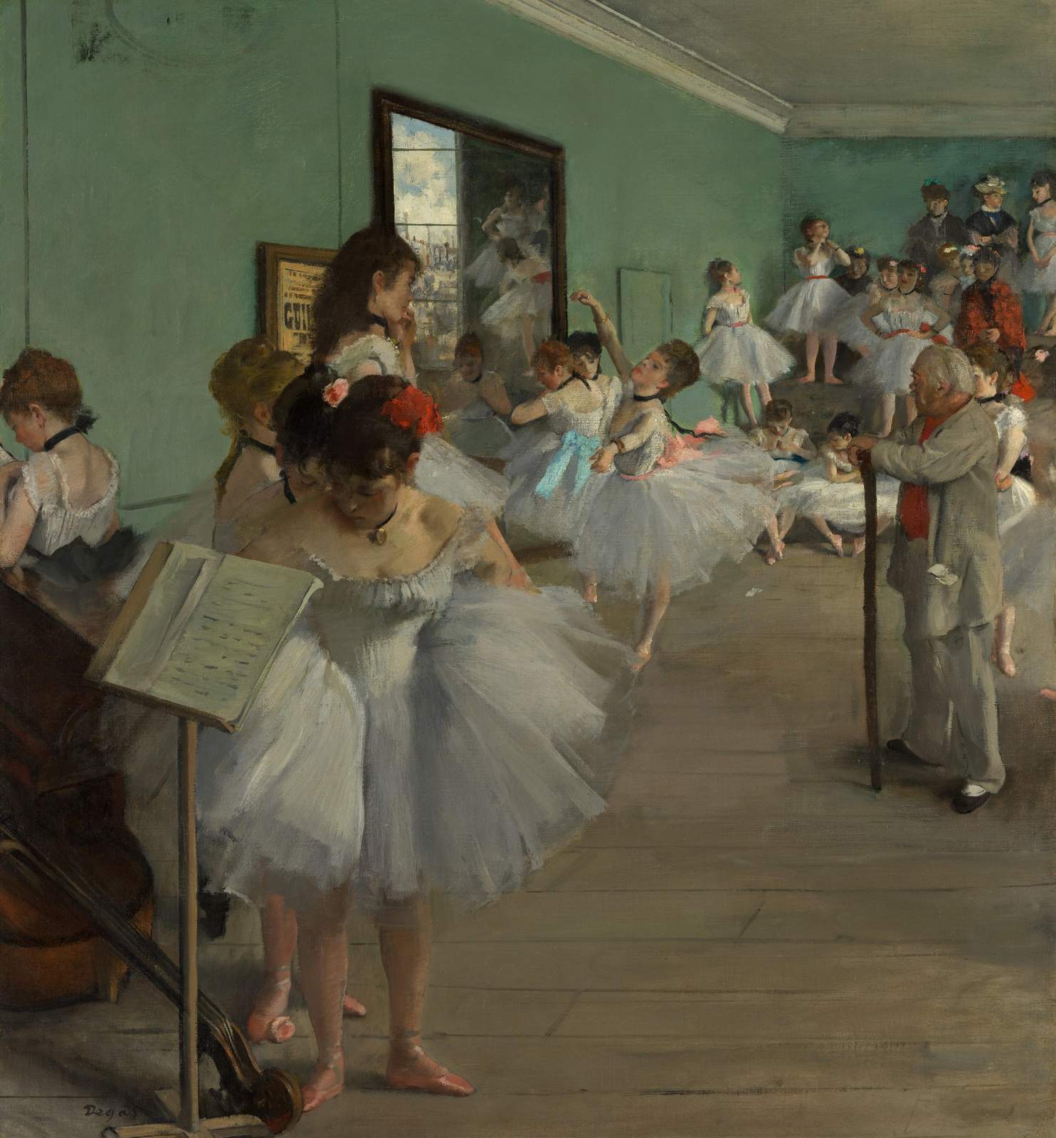 Ballet Rehearsal Impressionist Wall Art