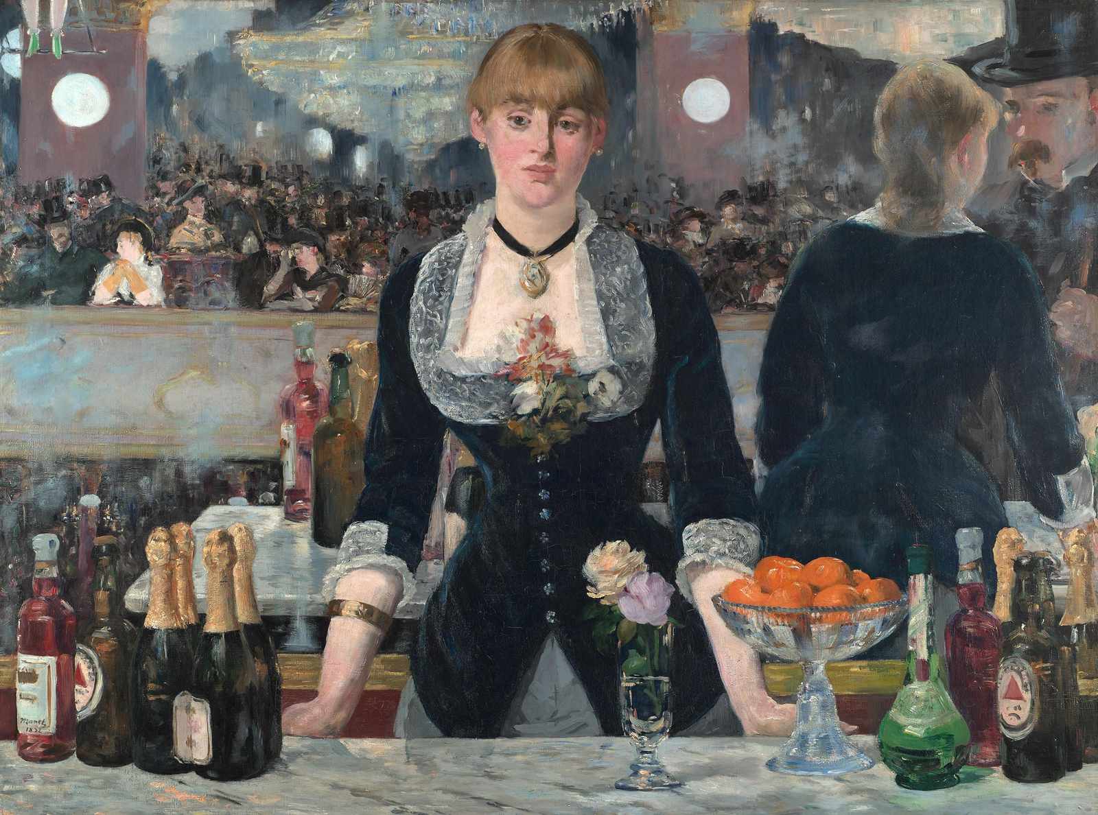 Edouard Manet Bar Scene Wall Art for Home