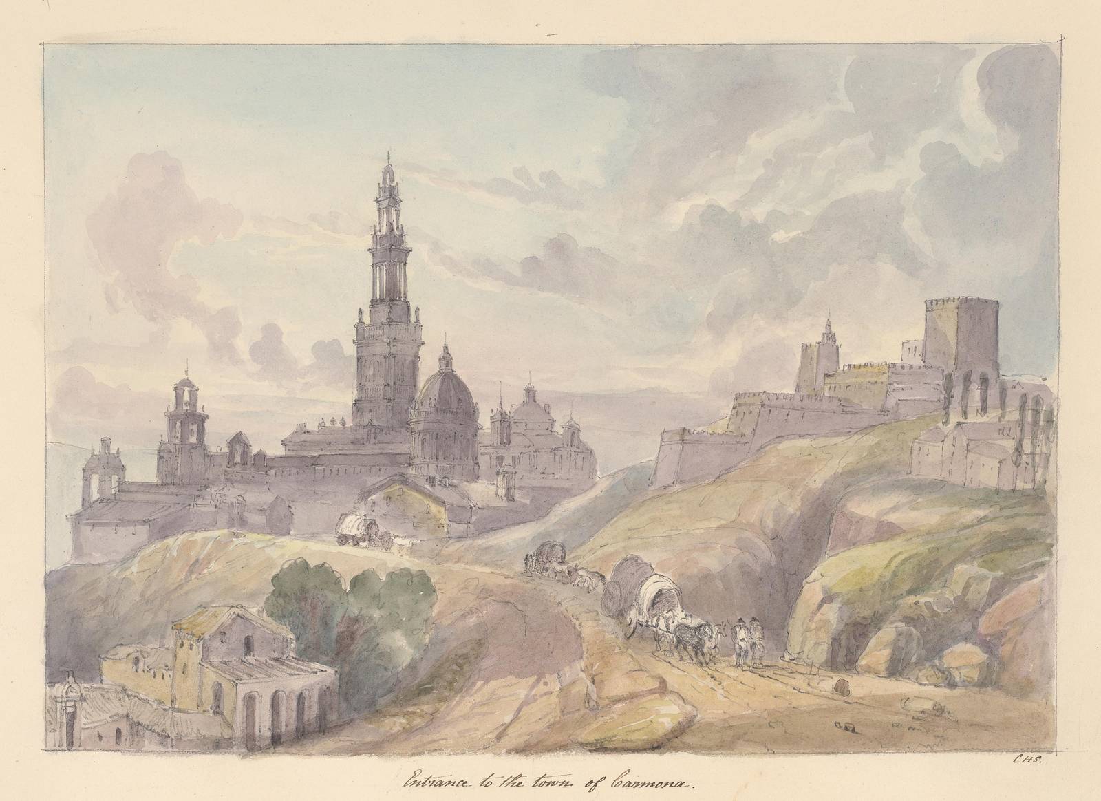 Historic Landscape: Carmona Cityscape Wall Art