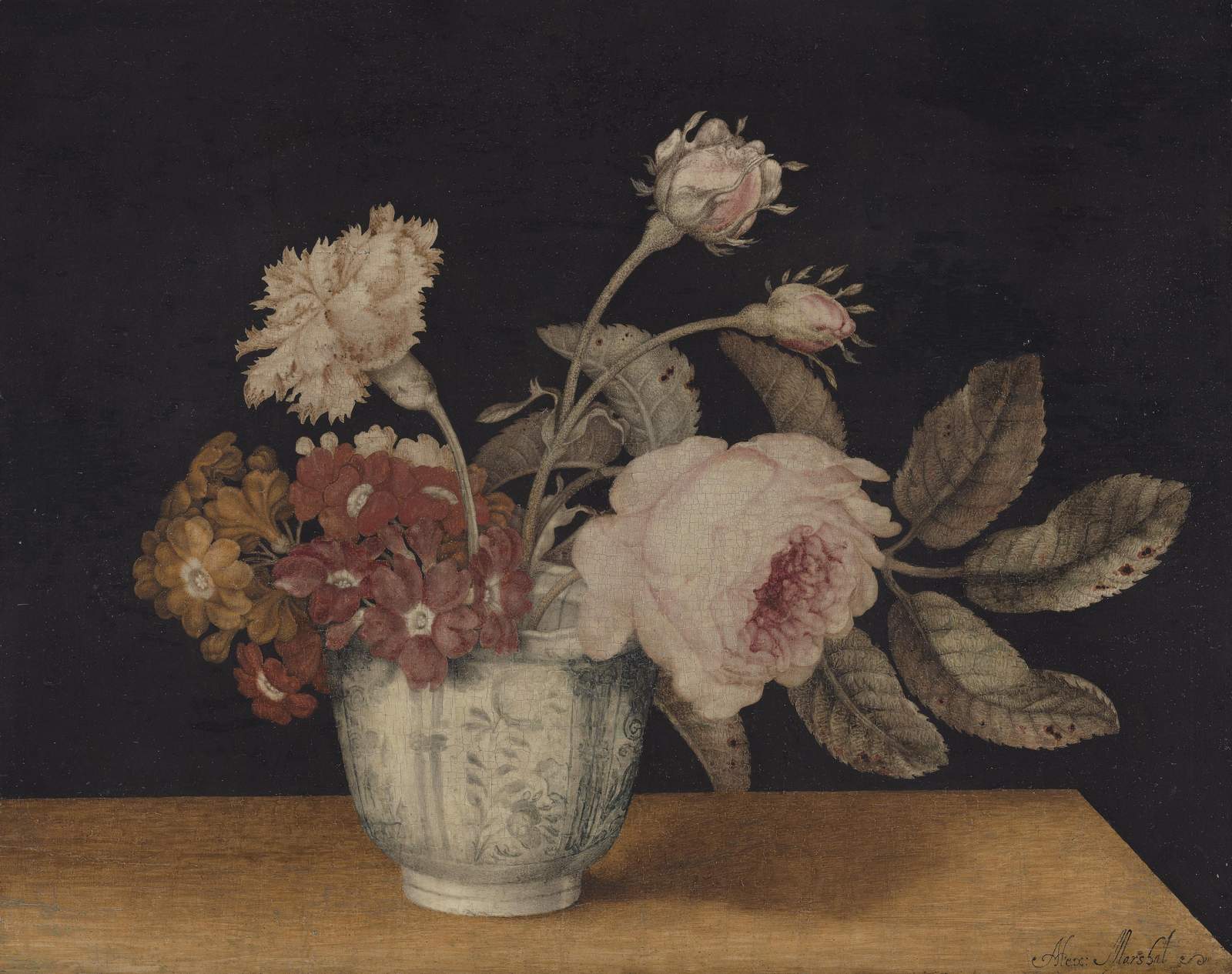 Vintage Floral Arrangement Wall Art