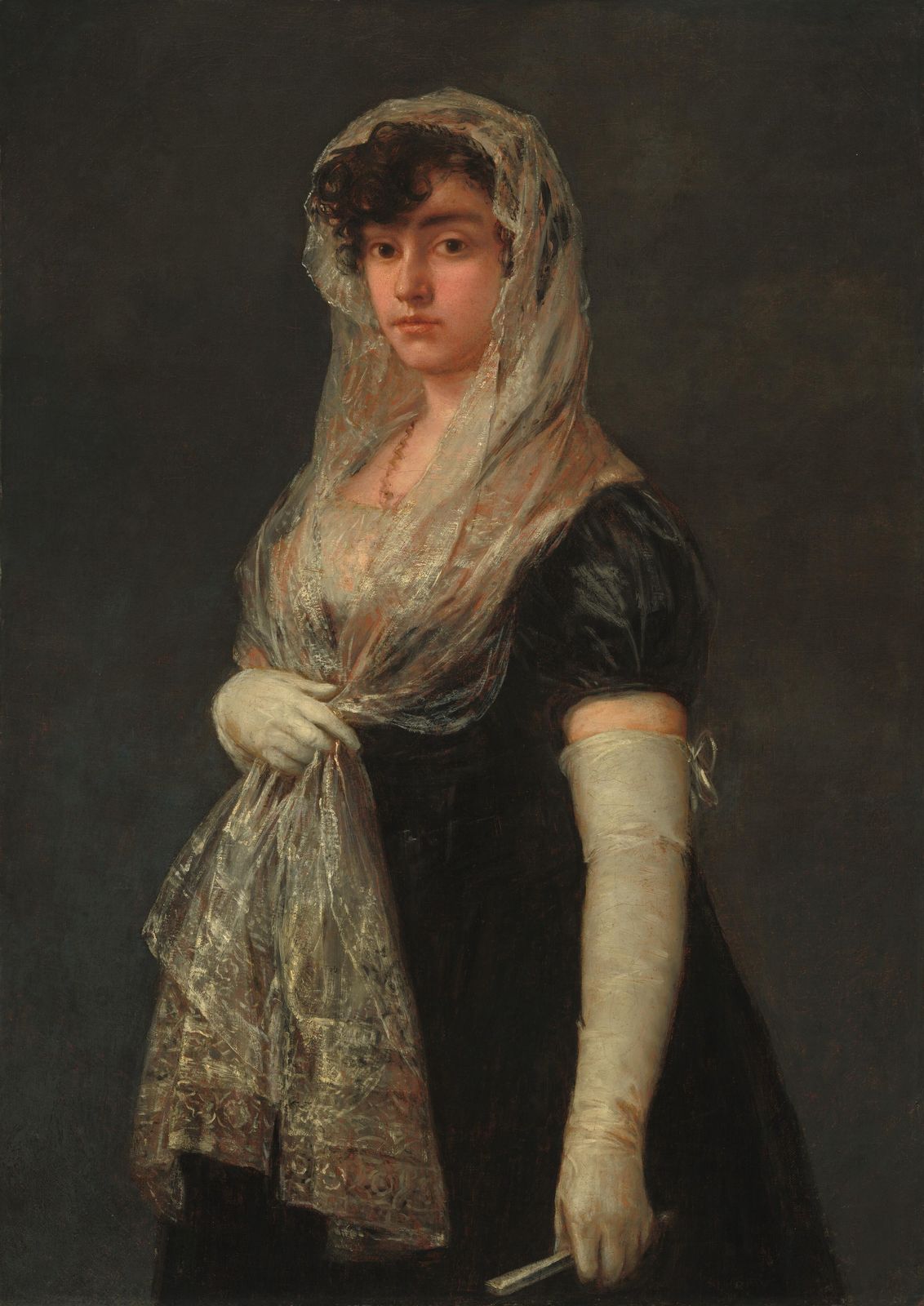 Elegant Lady Portrait Timeless Wall Art