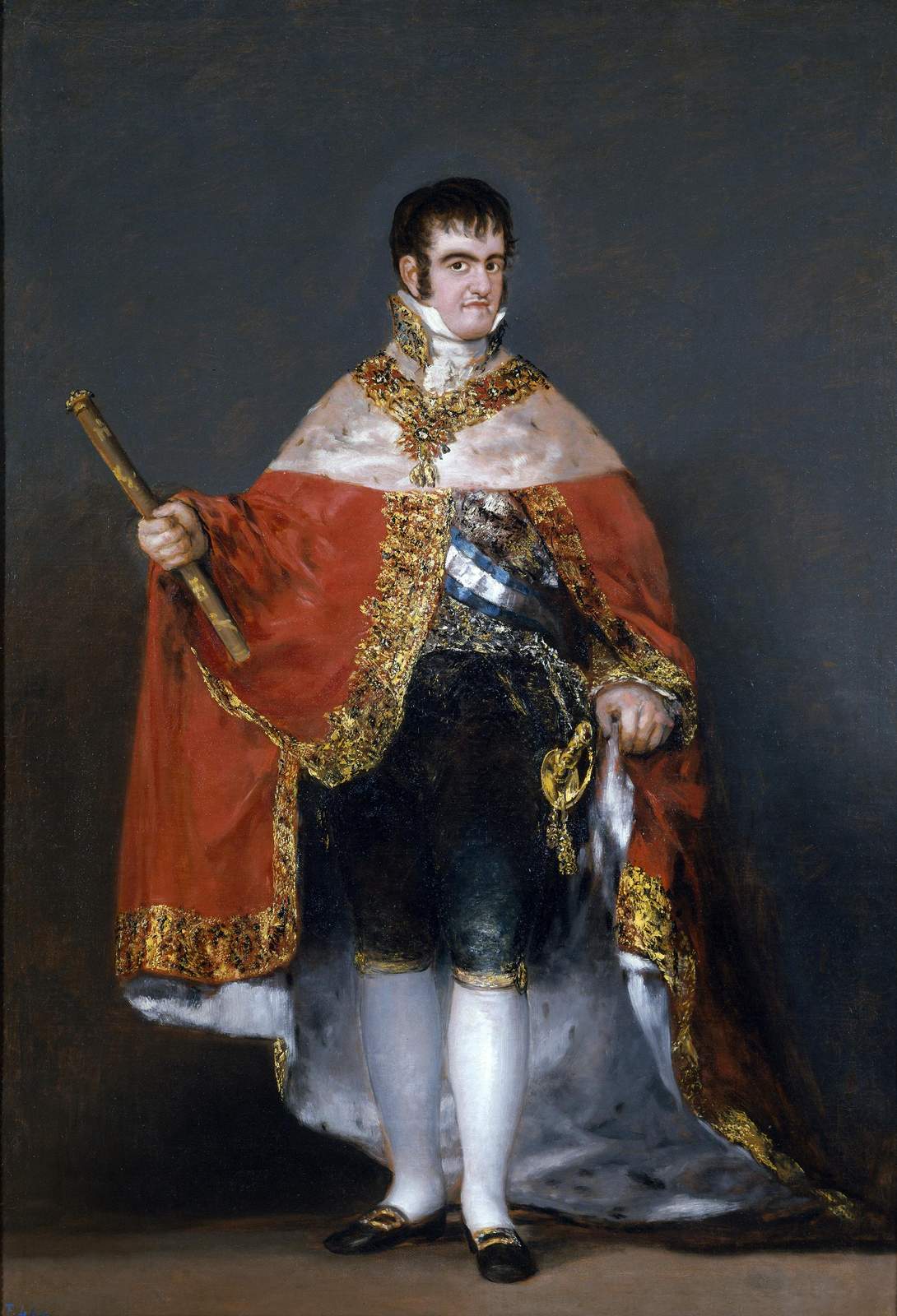 Royal Portrait King Charles IV Royal Mantle Wall Art