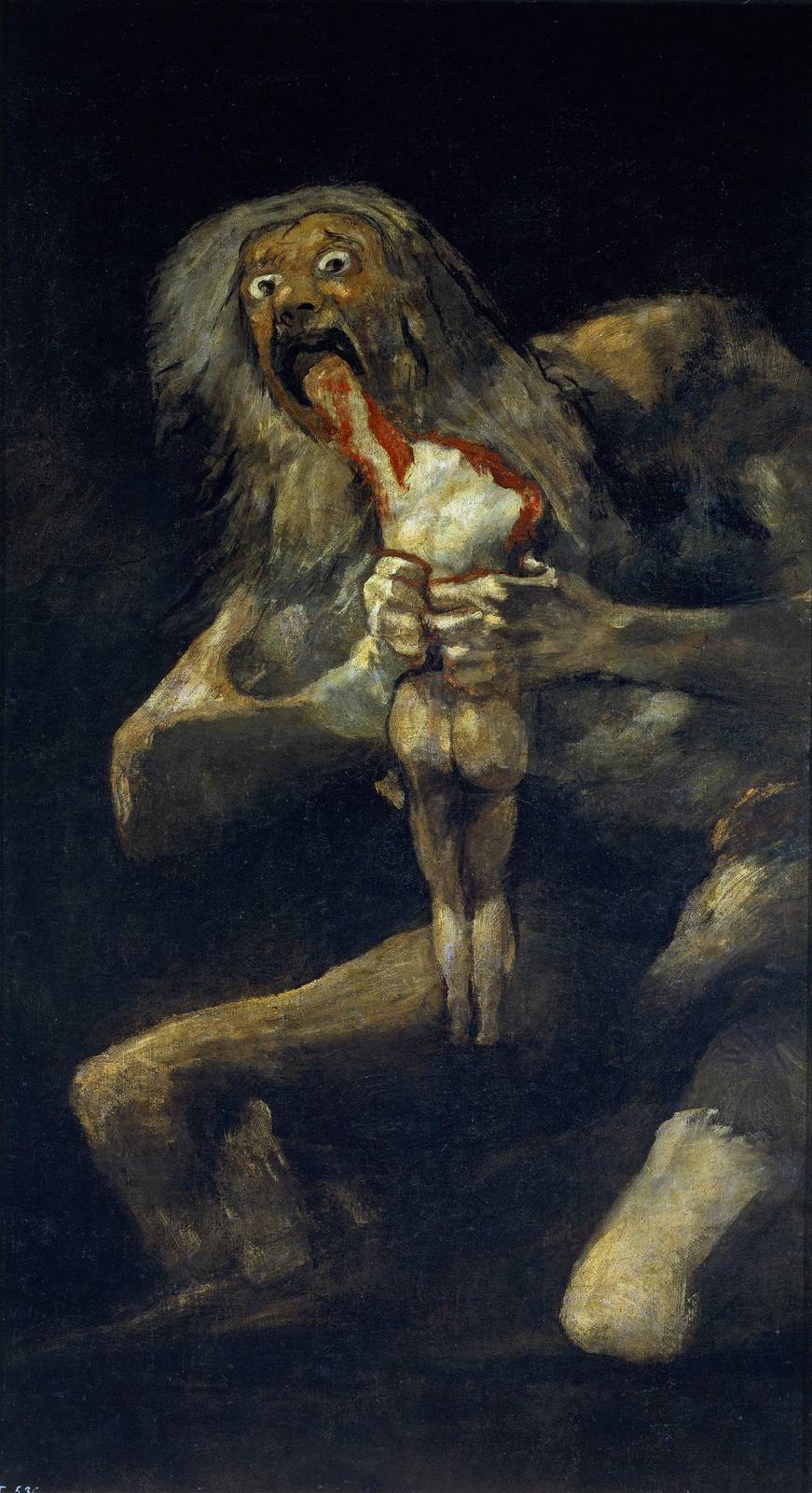 Saturn Devouring His Son Dark Art Wall Art