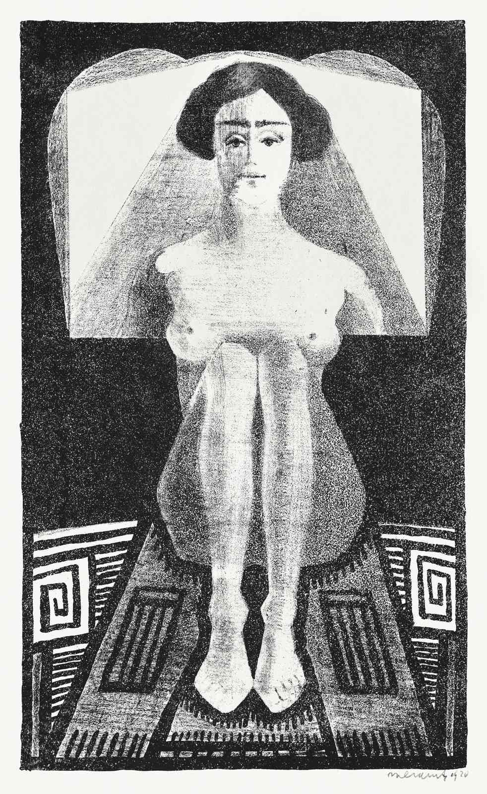 Figurative Portrait Monochrome Wall Art