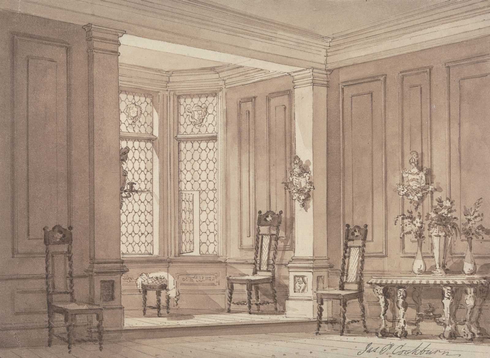 Elegant Georgian Interior Art Wall Art