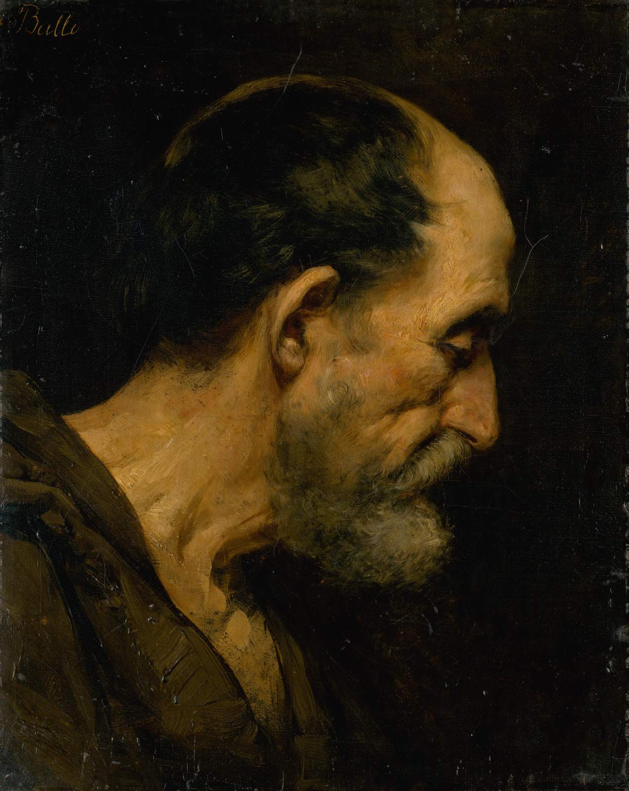Vintage Monk Portrait Fine Art Wall Art