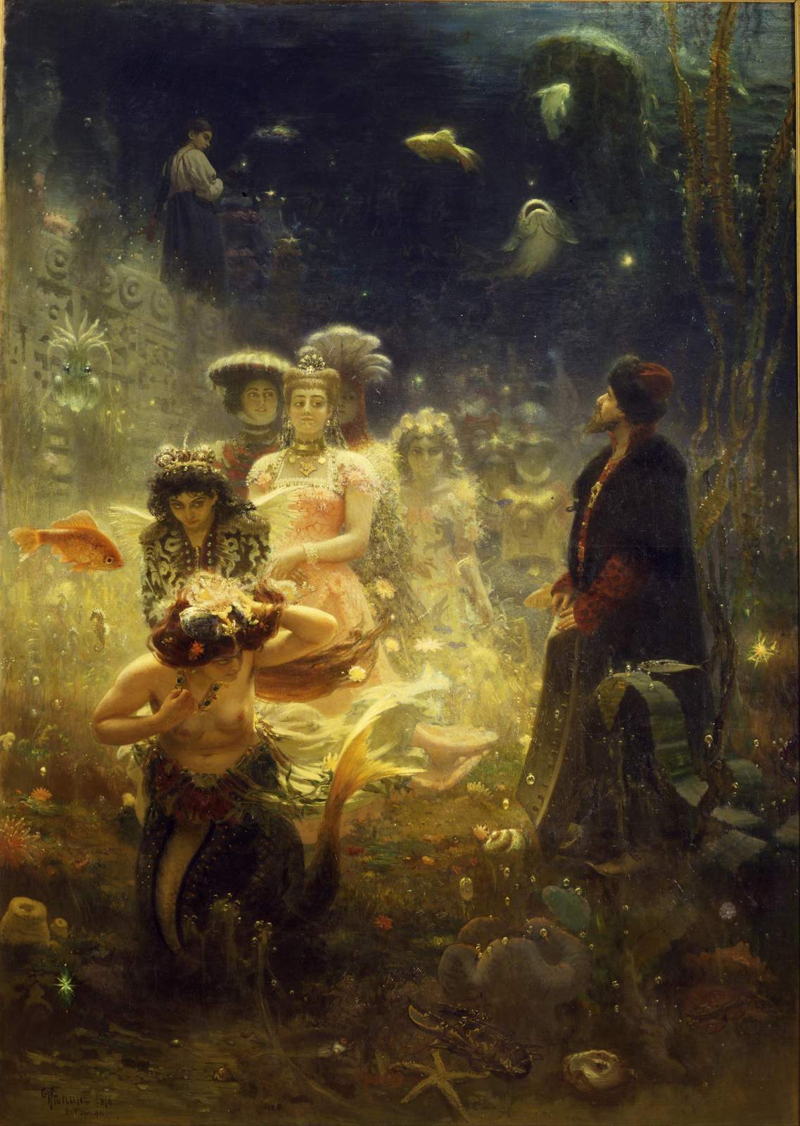 Enchanting Mermaid Encounter Wall Art