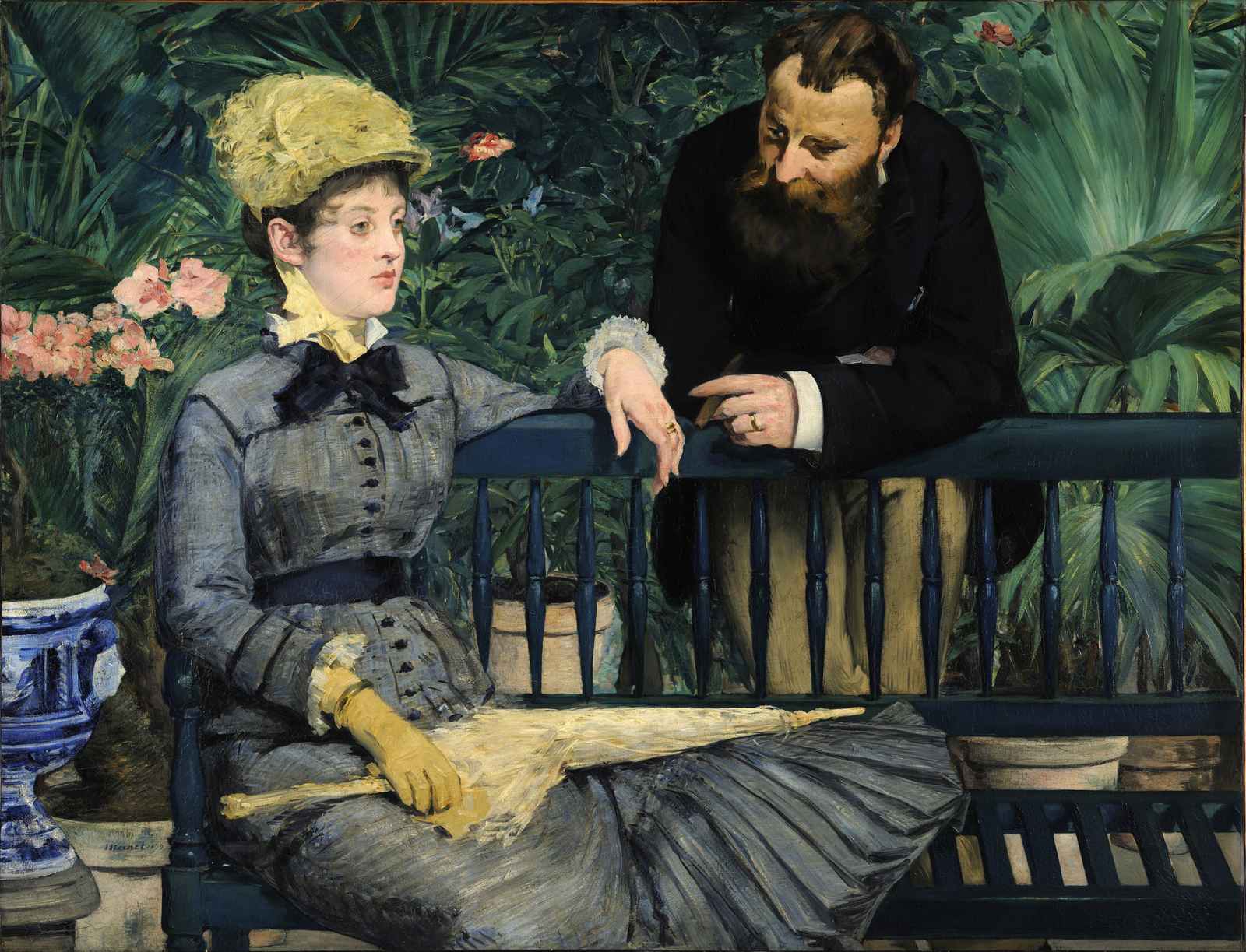 Elegant Victorian Couple Wall Art