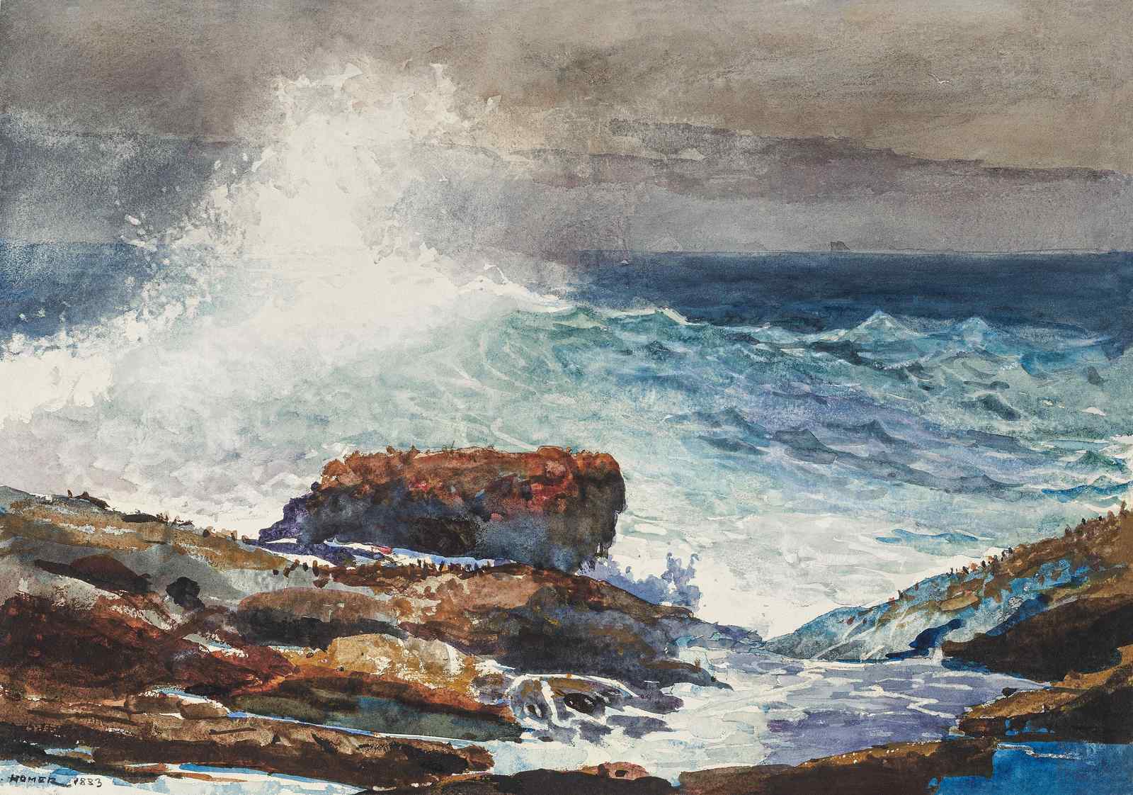Dramatic Coastal Wave Art Wall Art