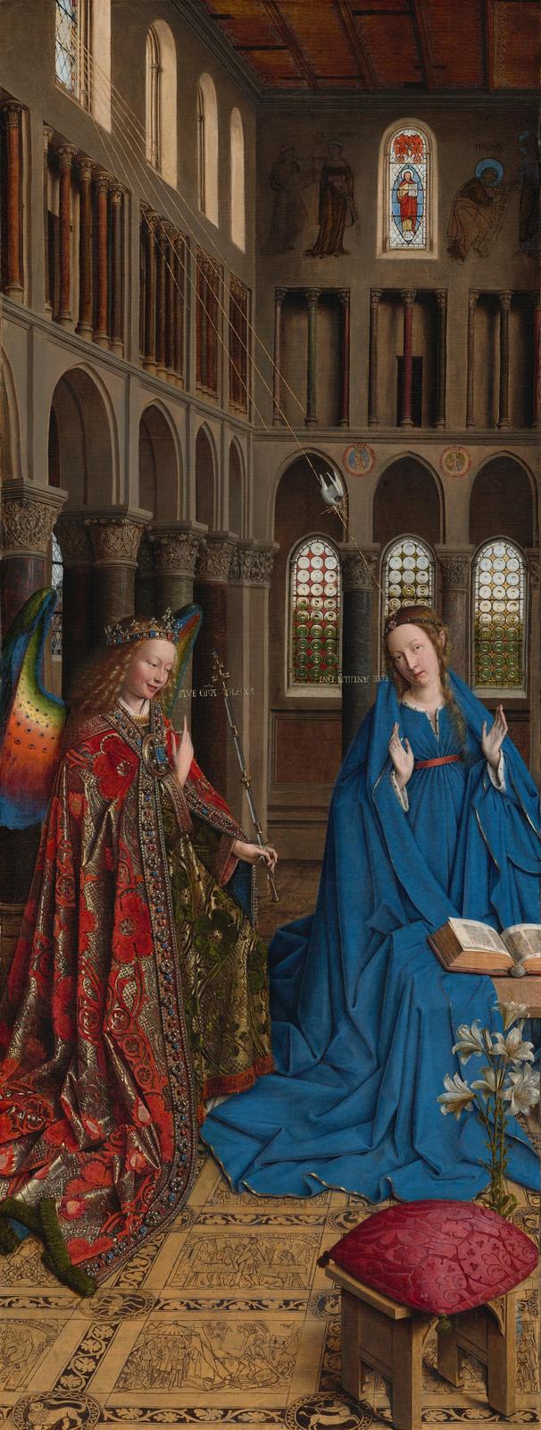 Annunciation Gothic Art Wall Art