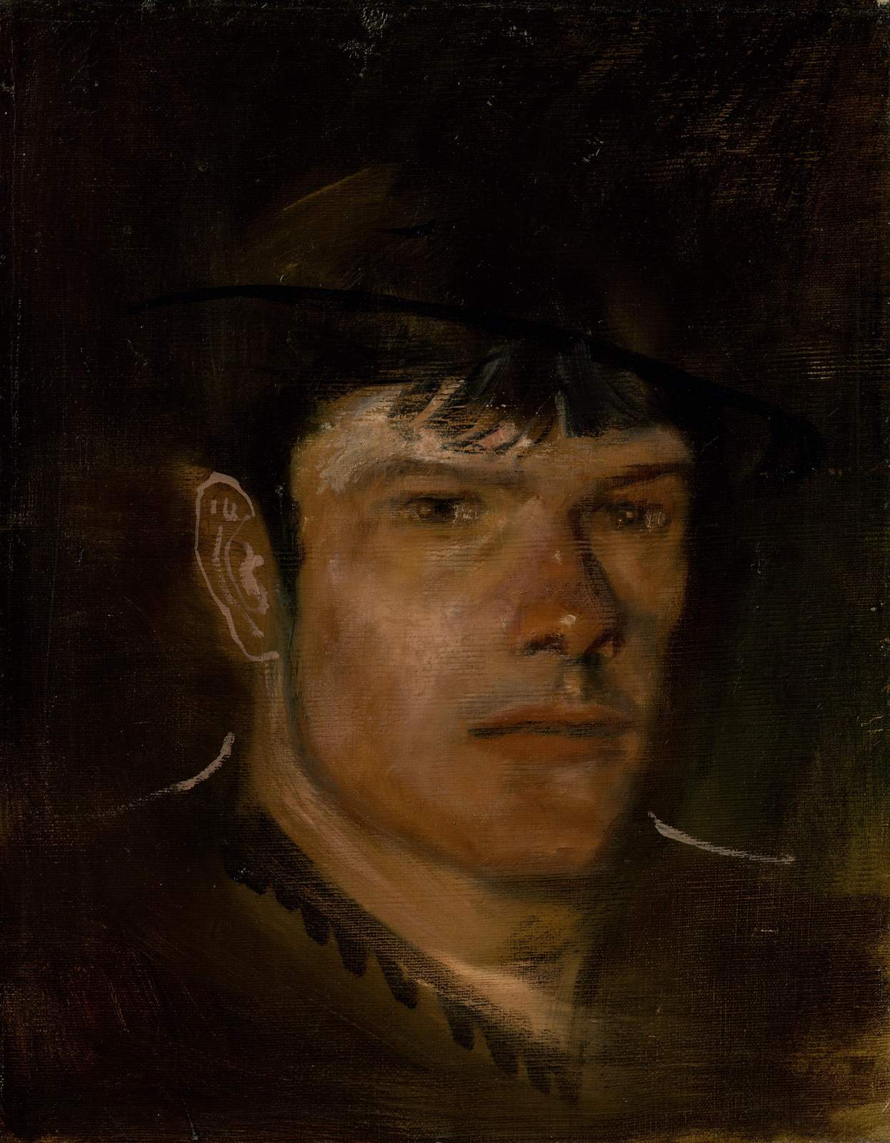 Intense Gaze Portrait Wall Art