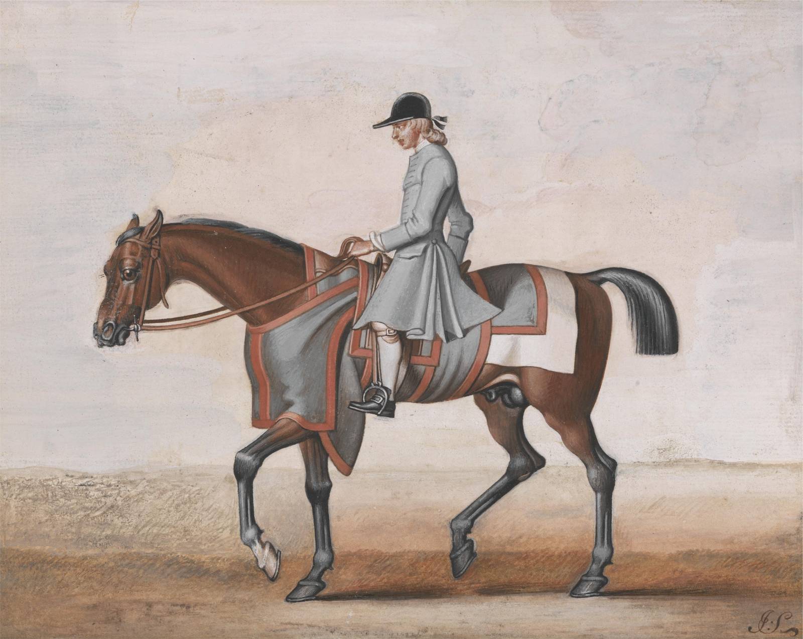 Elegant Equestrian Portrait Wall Art