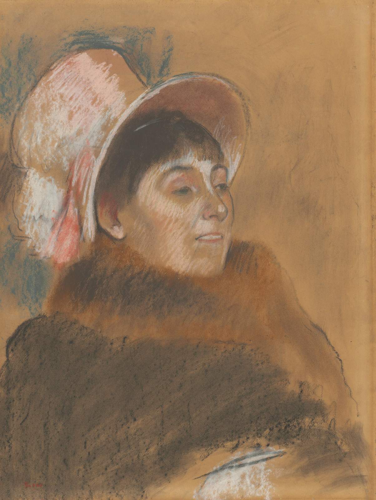 Elegant Woman Portrait French Impressionist Wall Art