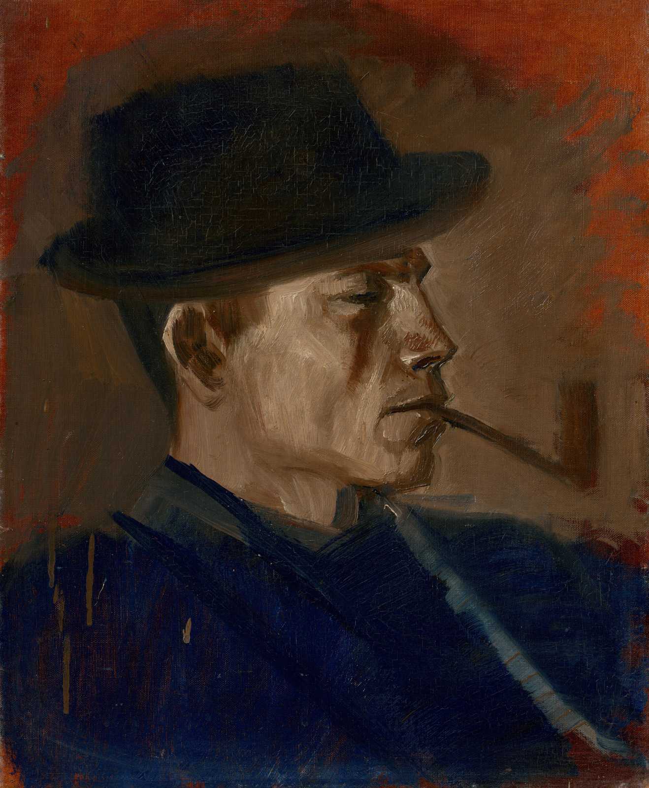 Vintage Gentleman Portrait Wall Art