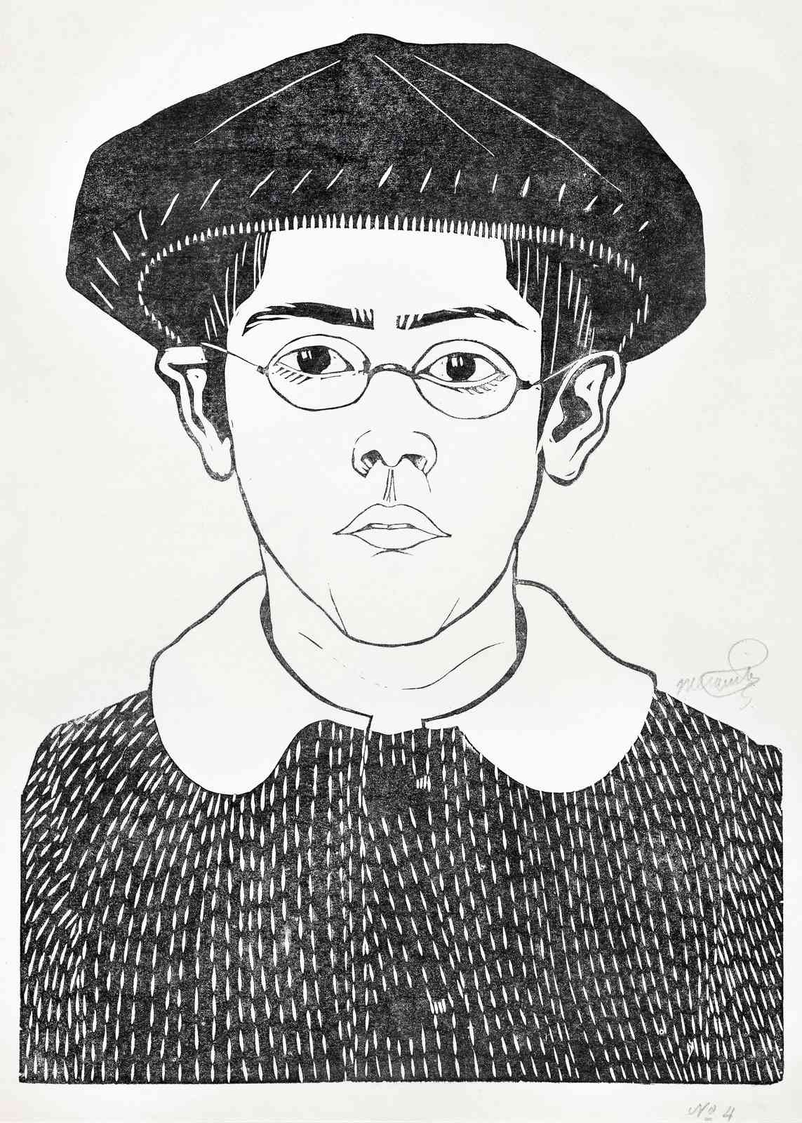 Striking Portrait Art: Vintage Boy Wall Art