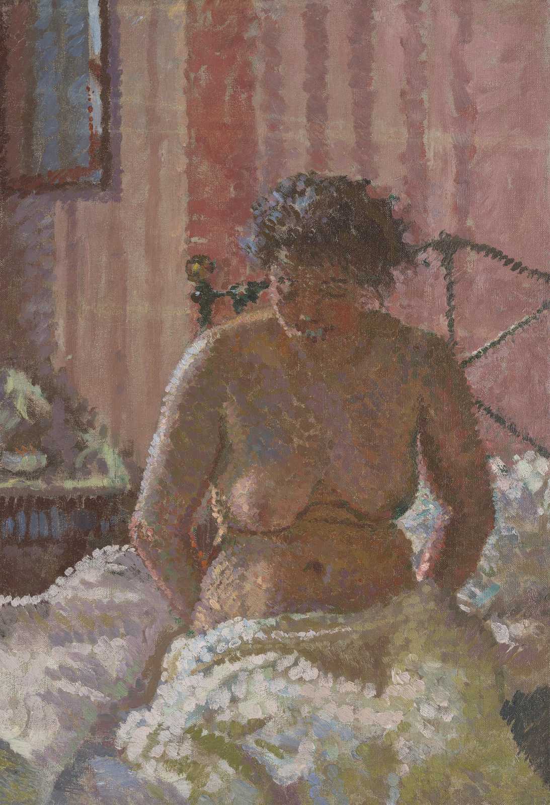Impressionist Nude Bedroom Scene Wall Art