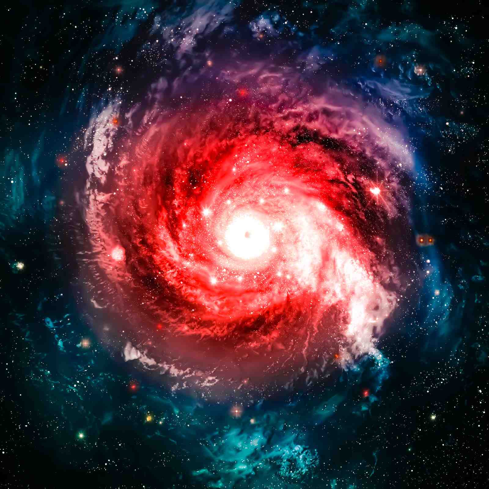Cosmic Swirl Galaxy Wall Art