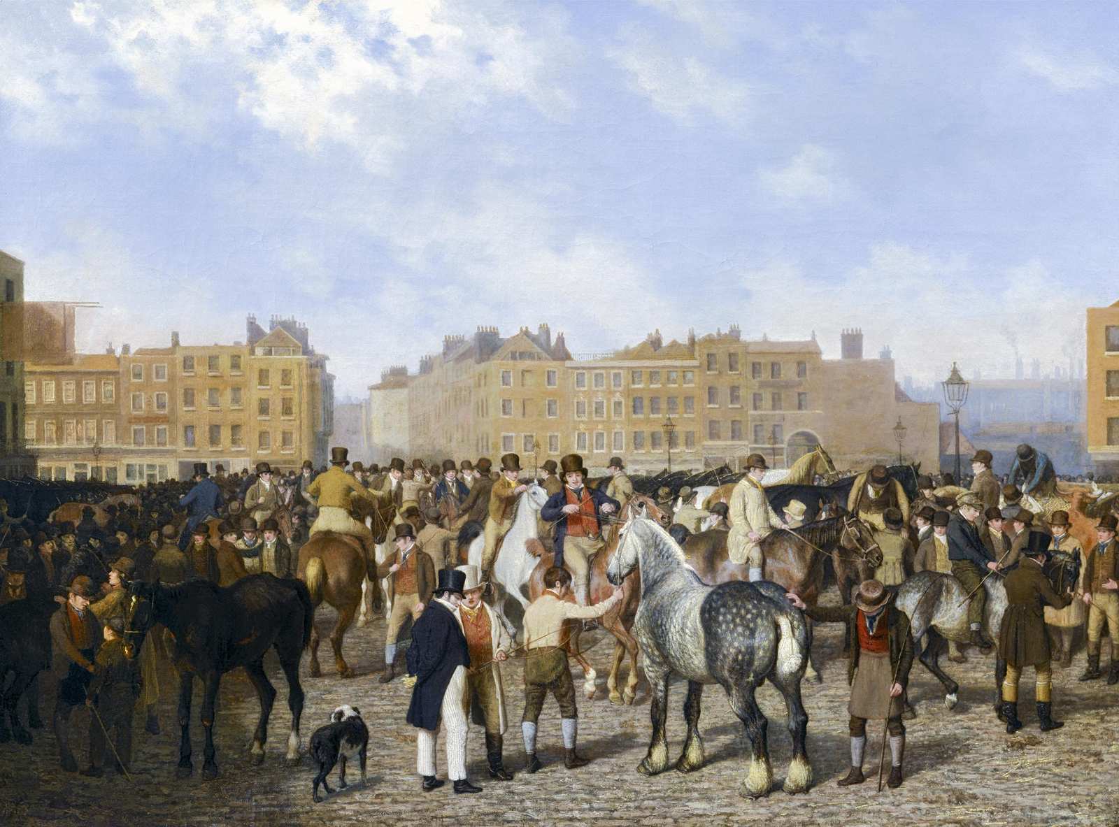 Victorian Horse Market Wall Art