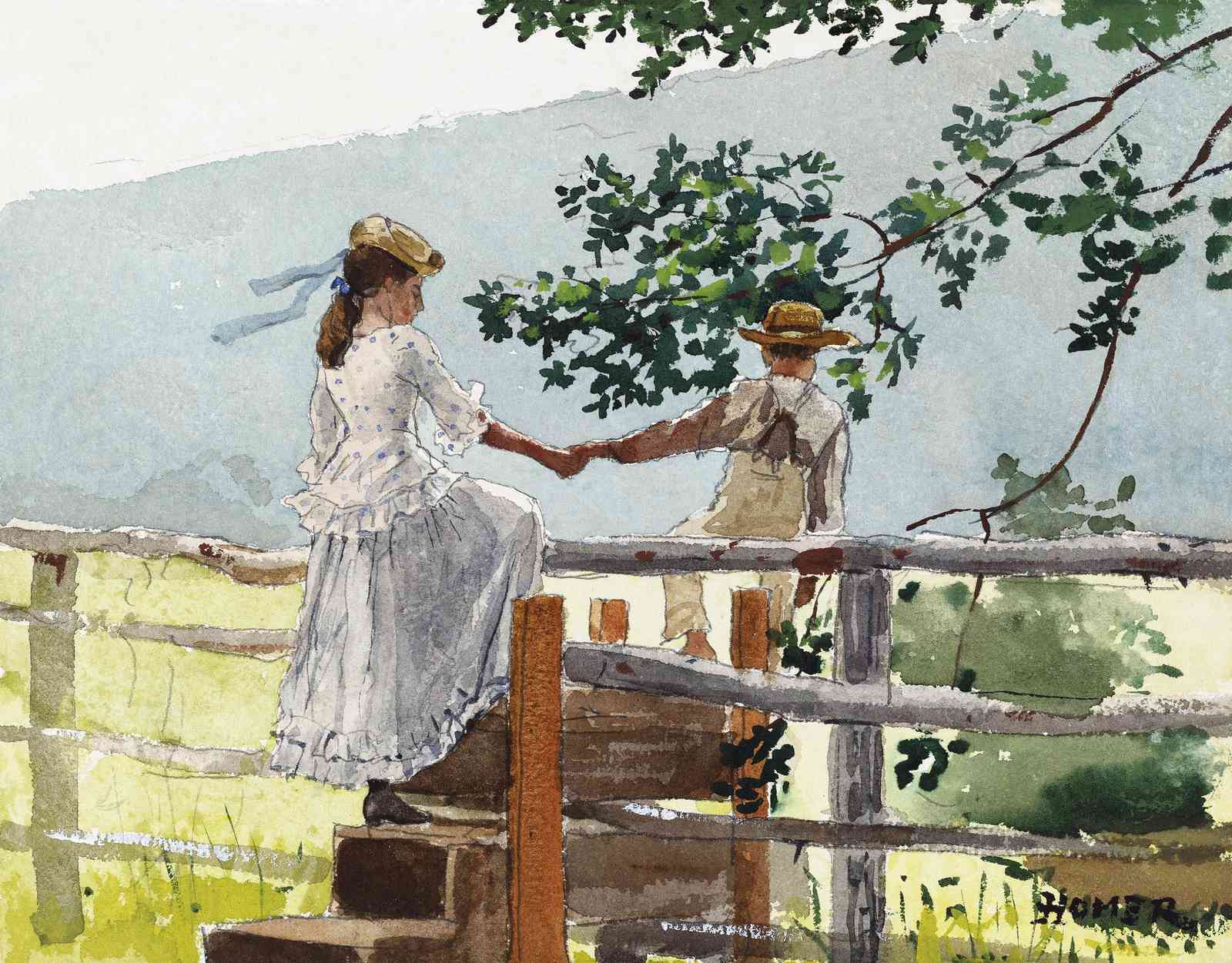 Charming Summer Romance Wall Art