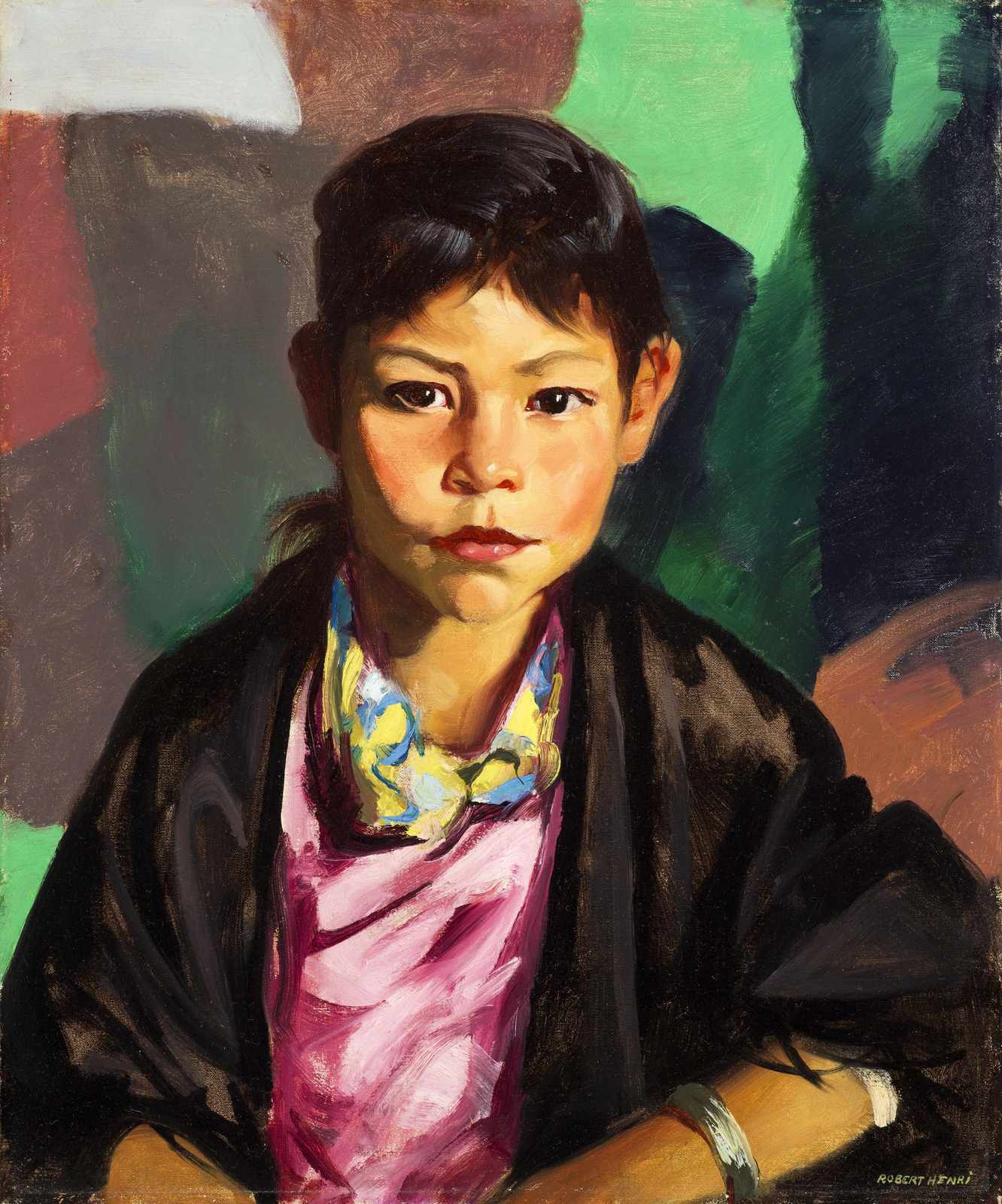 Robert Henri "Spanish Gypsy Girl" Wall Art