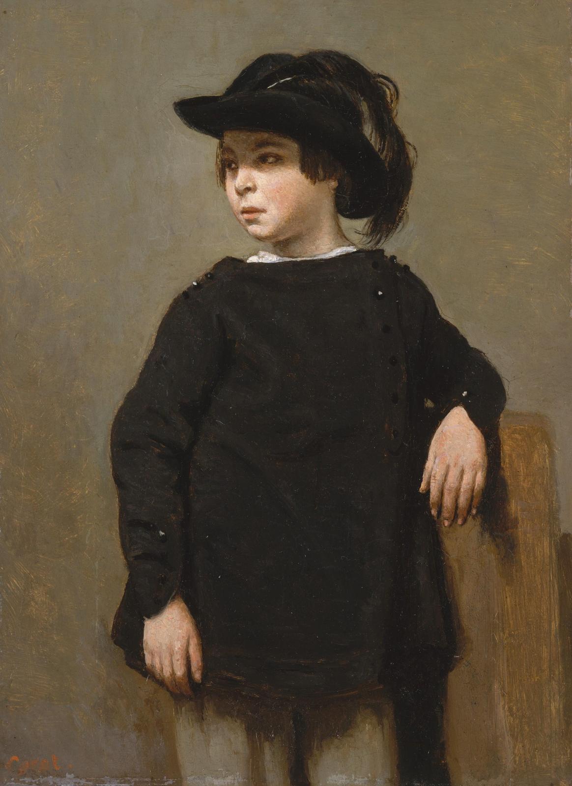 Victorian Boy Portrait Vintage Wall Art