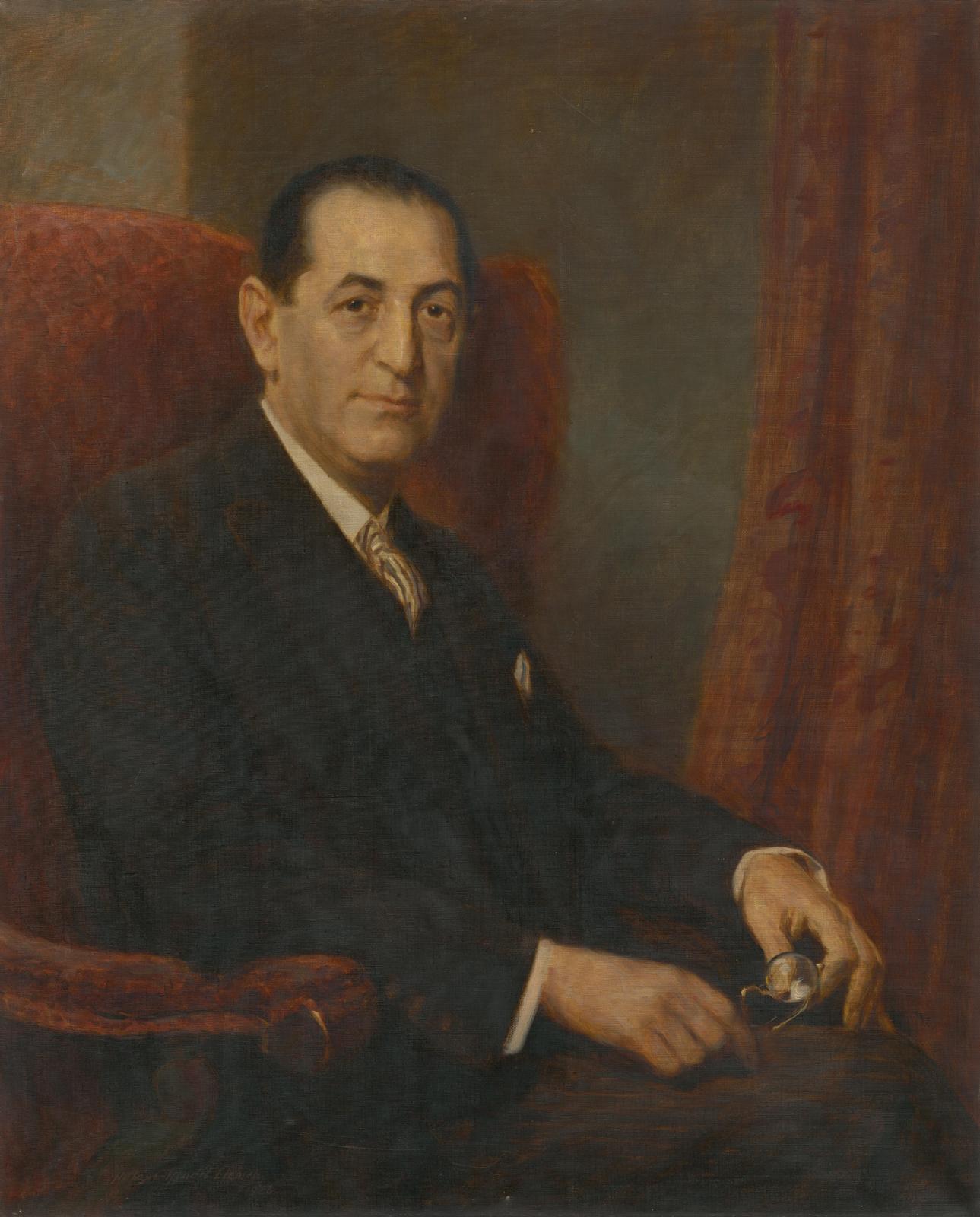Elegant Gentleman Portrait Art Wall Art