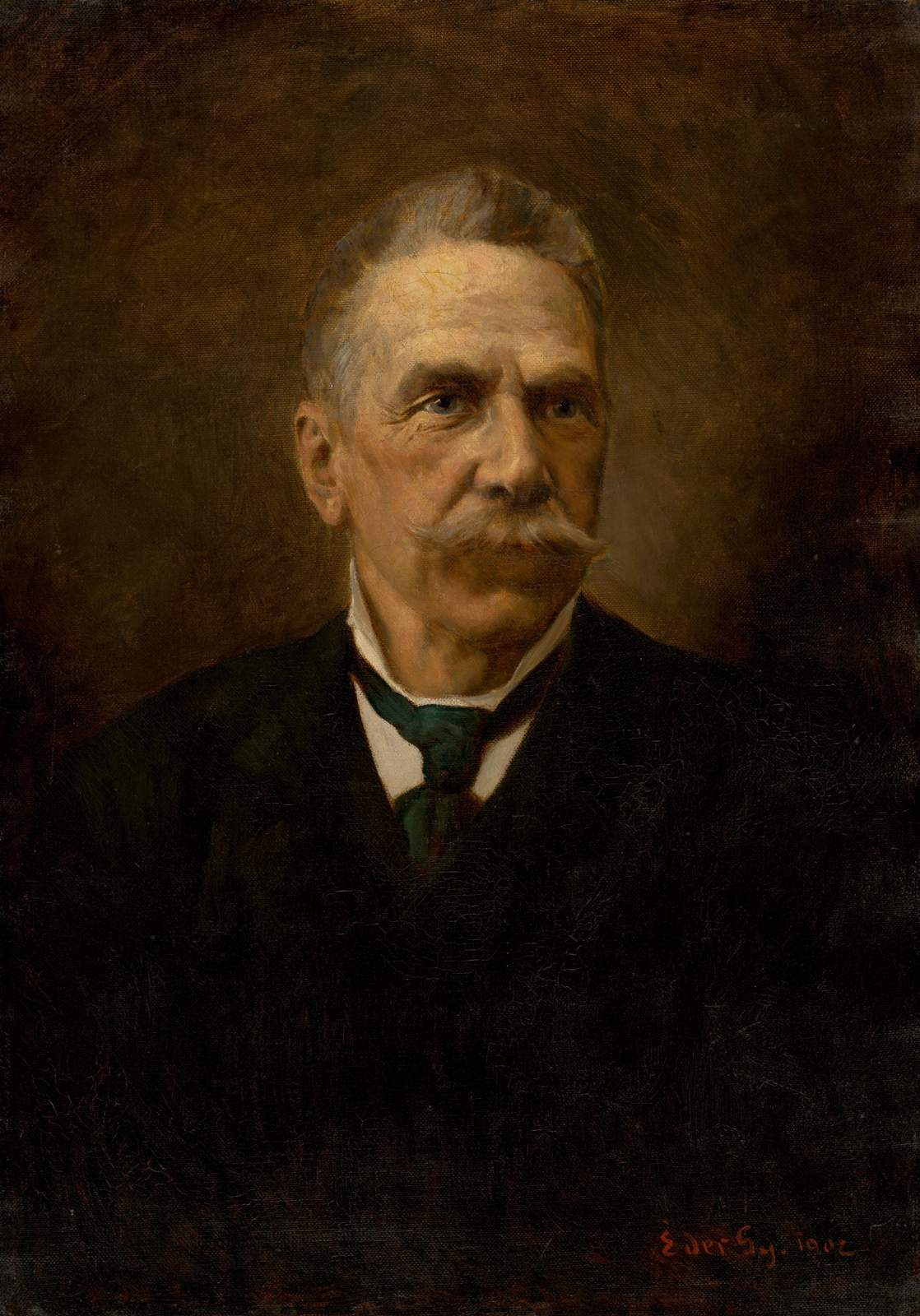 Distinguished Gentleman Portrait Wall Art - Classic Wall Art