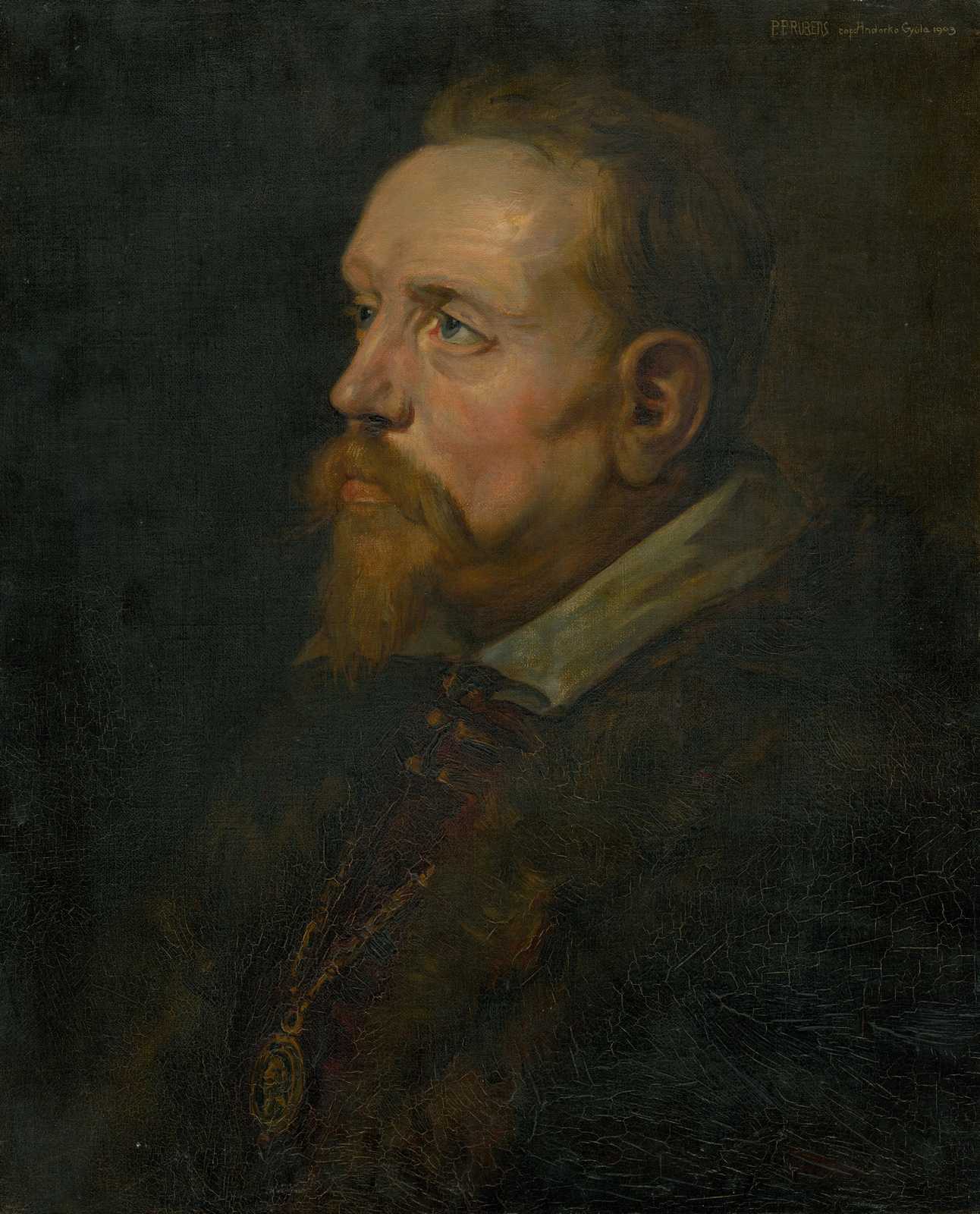 Vintage Gentleman Portrait Wall Art