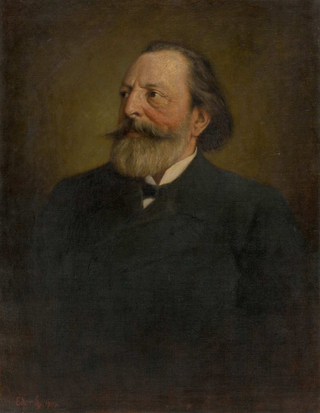 Distinguished Gentleman Portrait Wall Art