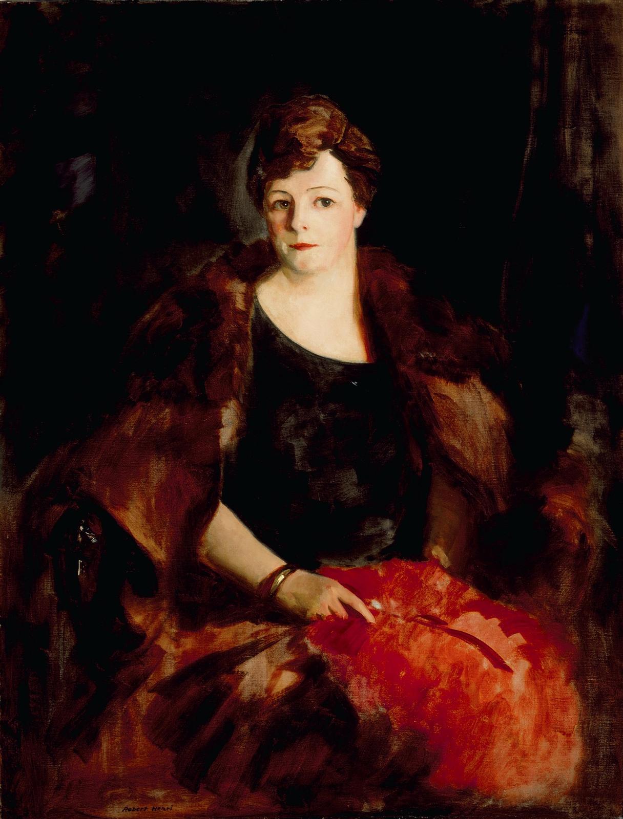 Elegant Woman Portrait Fine Art Wall Art