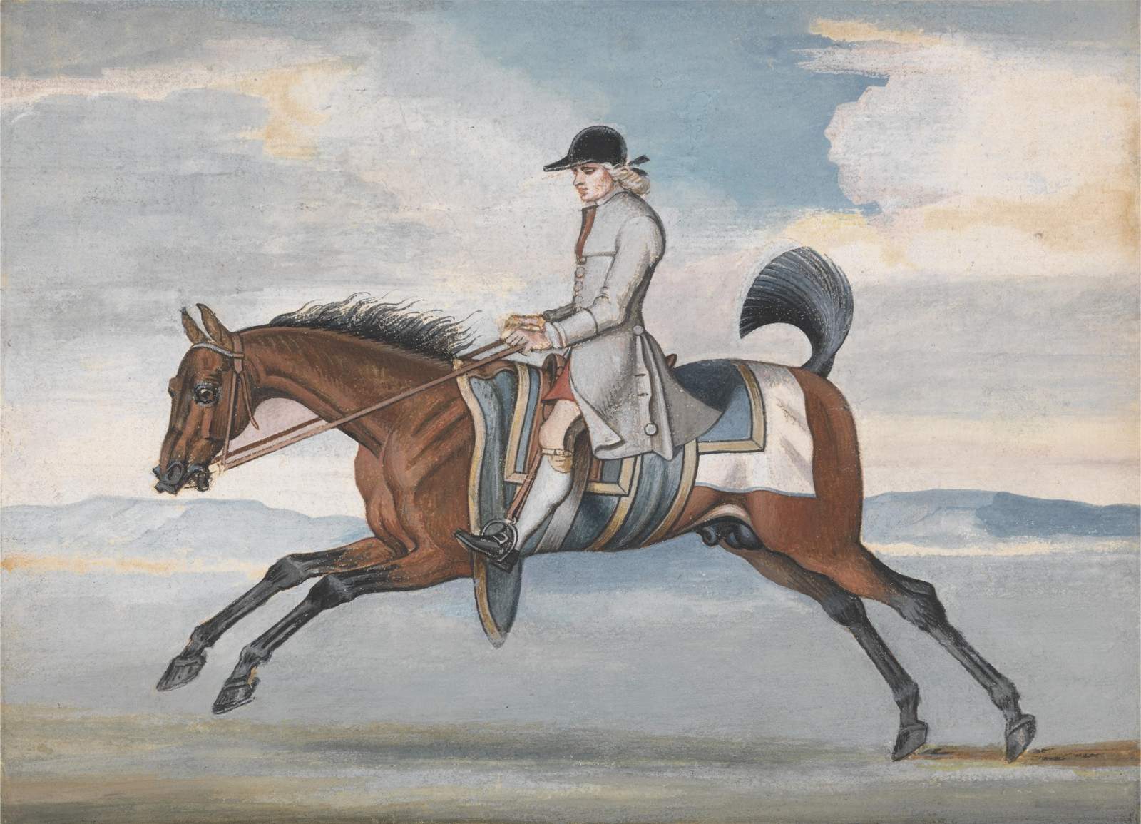 Vintage Horse Rider Wall Art