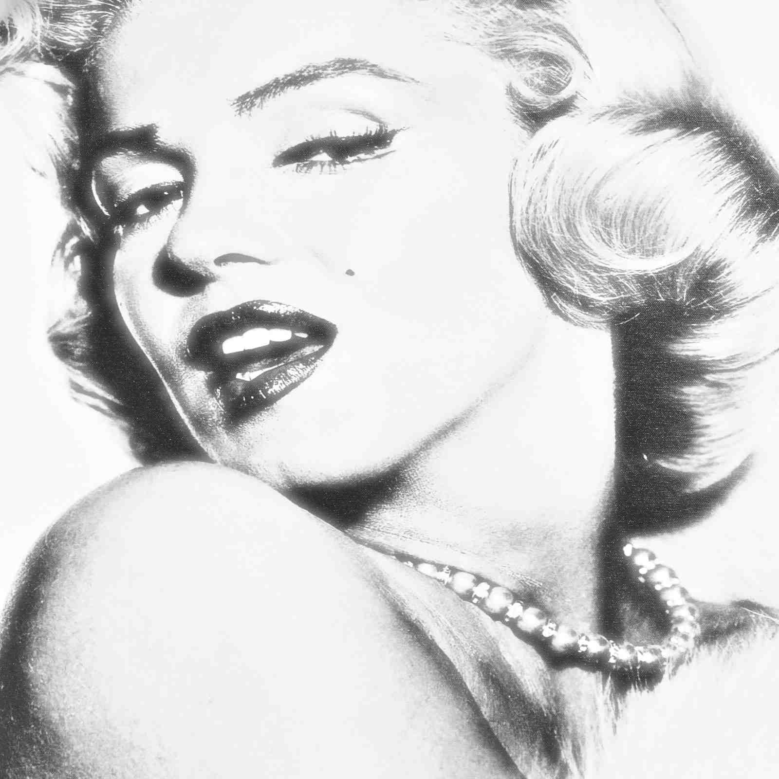 Iconic Marilyn Monroe Black & White Wall Art