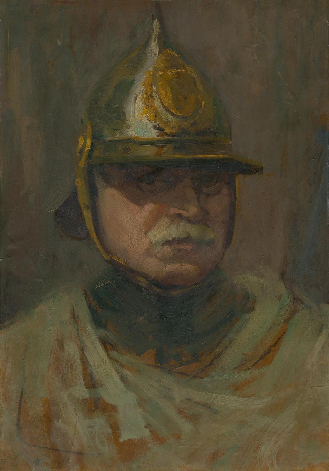 Vintage Soldier Portrait Wall Art