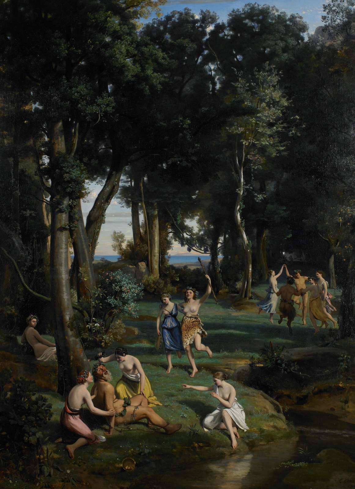 Mythical Forest Nymphs Dancing Wall Art