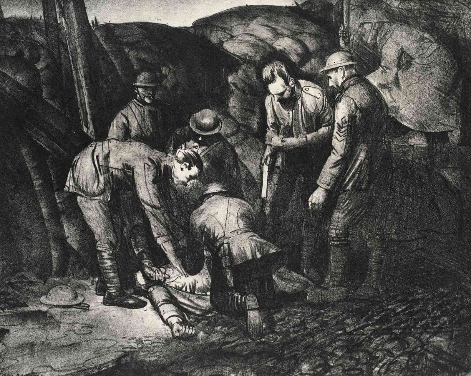 Historic Trench Scene Wall Art