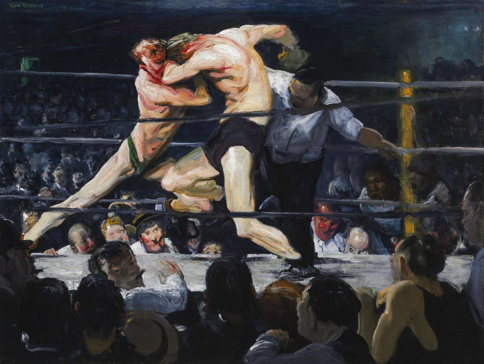 Grit & Glory Boxing Match Wall Art