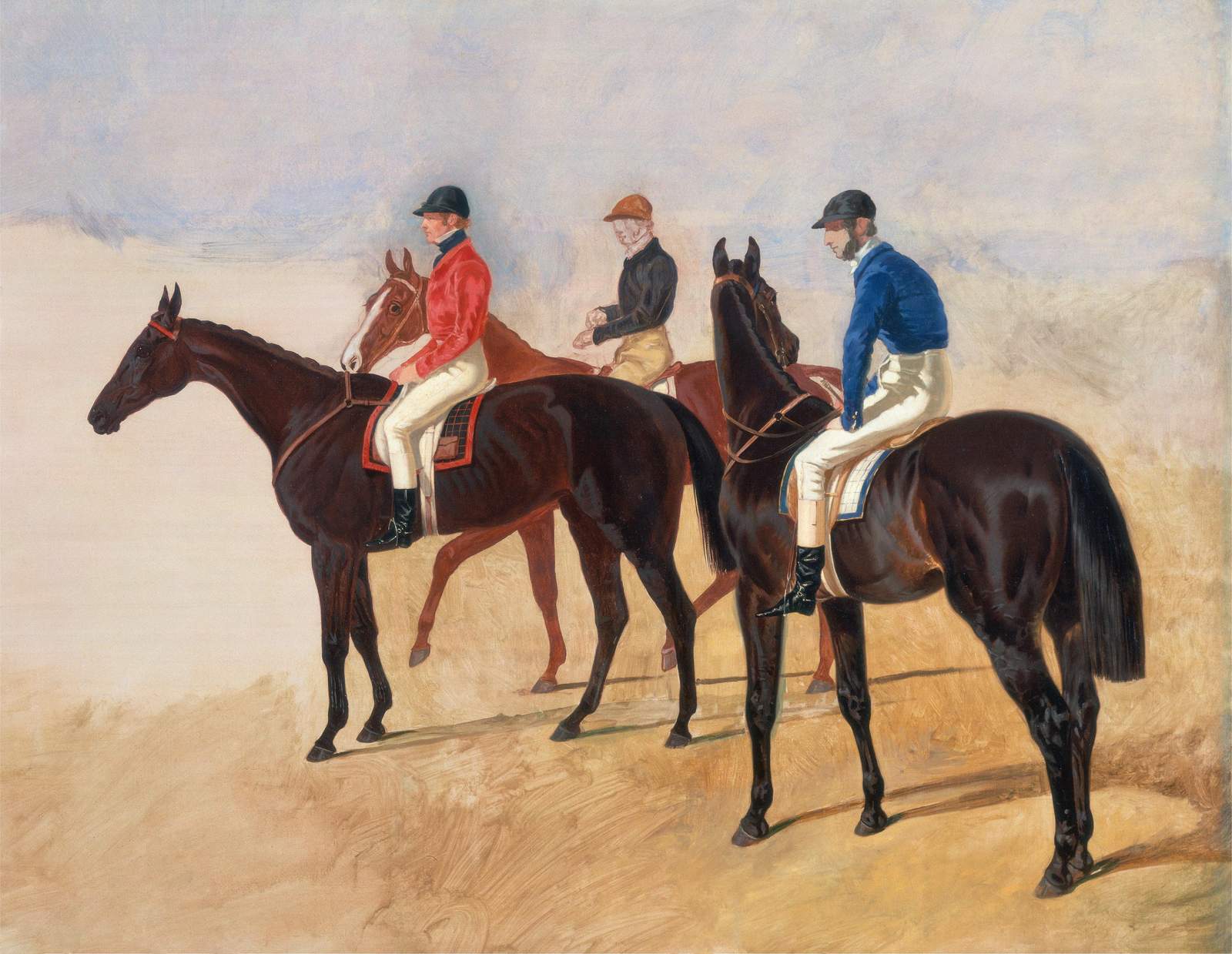 Equestrian Race Day Jockeys Wall Art
