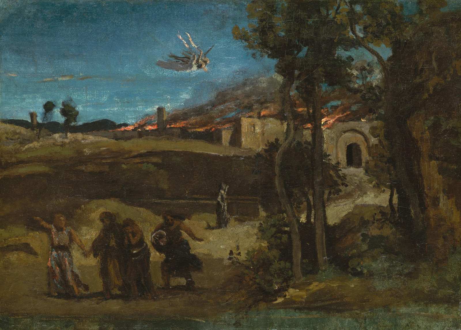 Dramatic Biblical Scene Wall Art