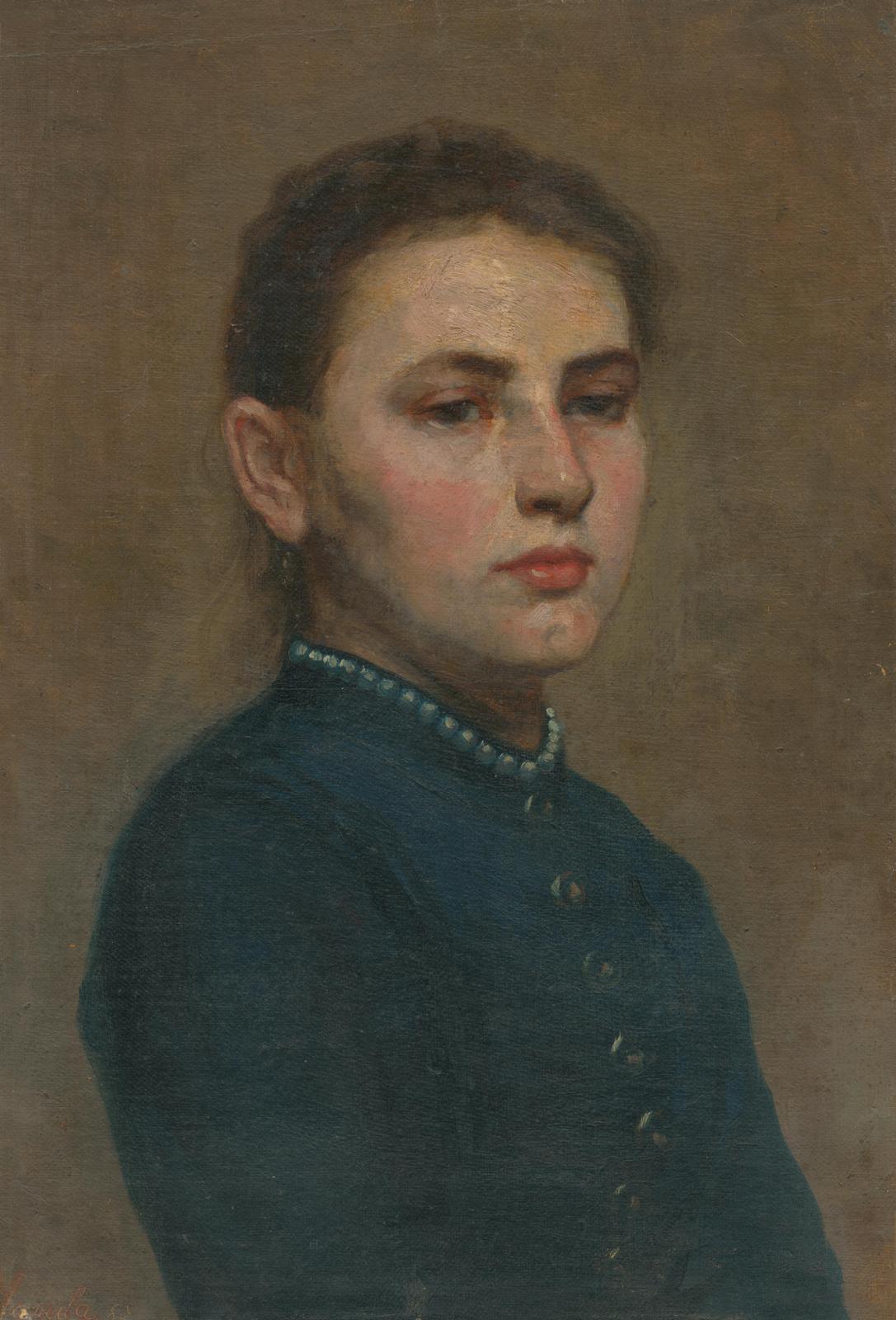Vintage Portrait Young Woman Wall Art