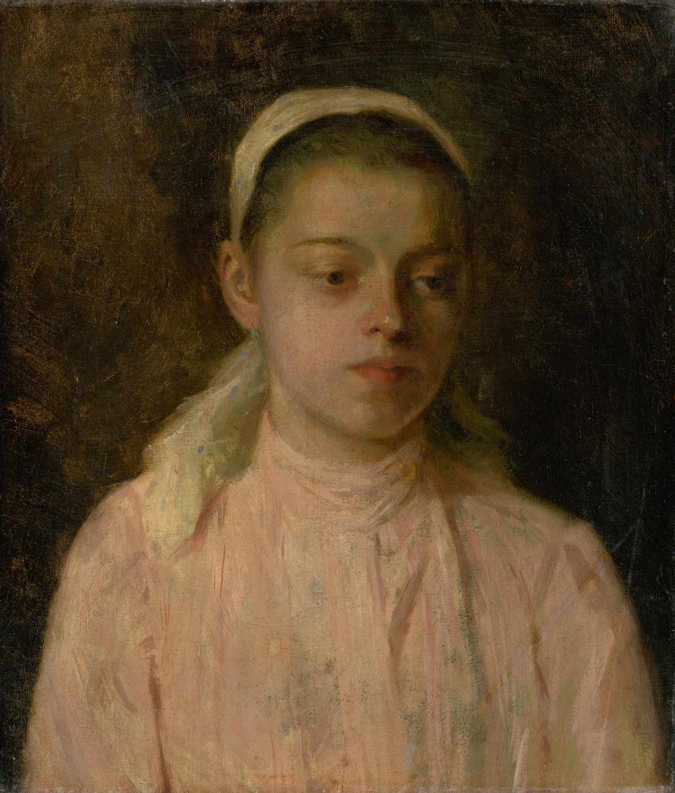 Vintage Portrait of a Girl Wall Art