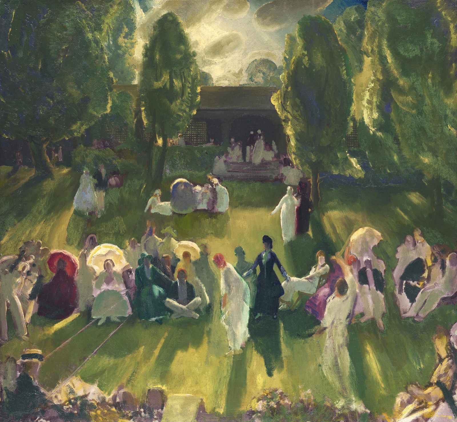 Impressionist Garden Party Wall Art