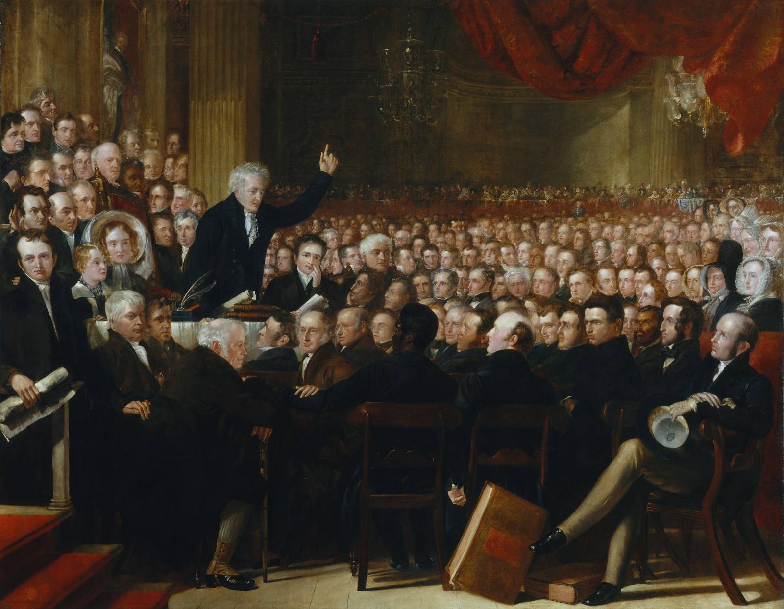 Historic Assembly Speech Oil Painting Wall Art