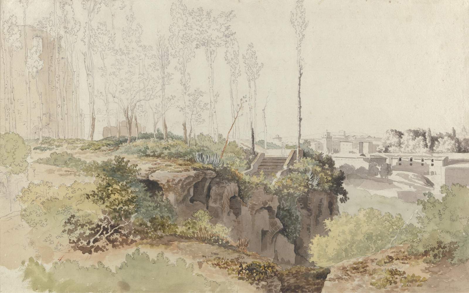 Tranquil Italian Landscape Classic Wall Art