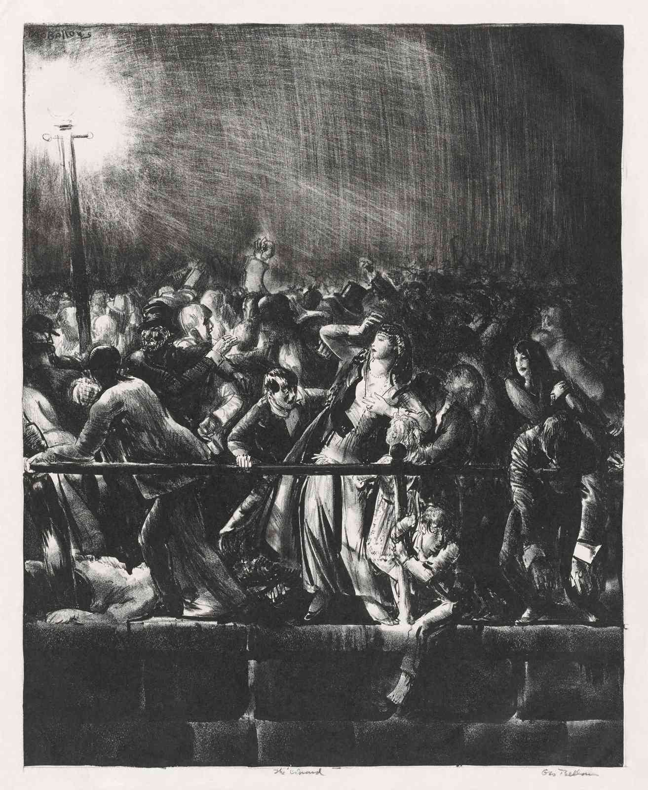 Dramatic Crowd Scene Wall Art